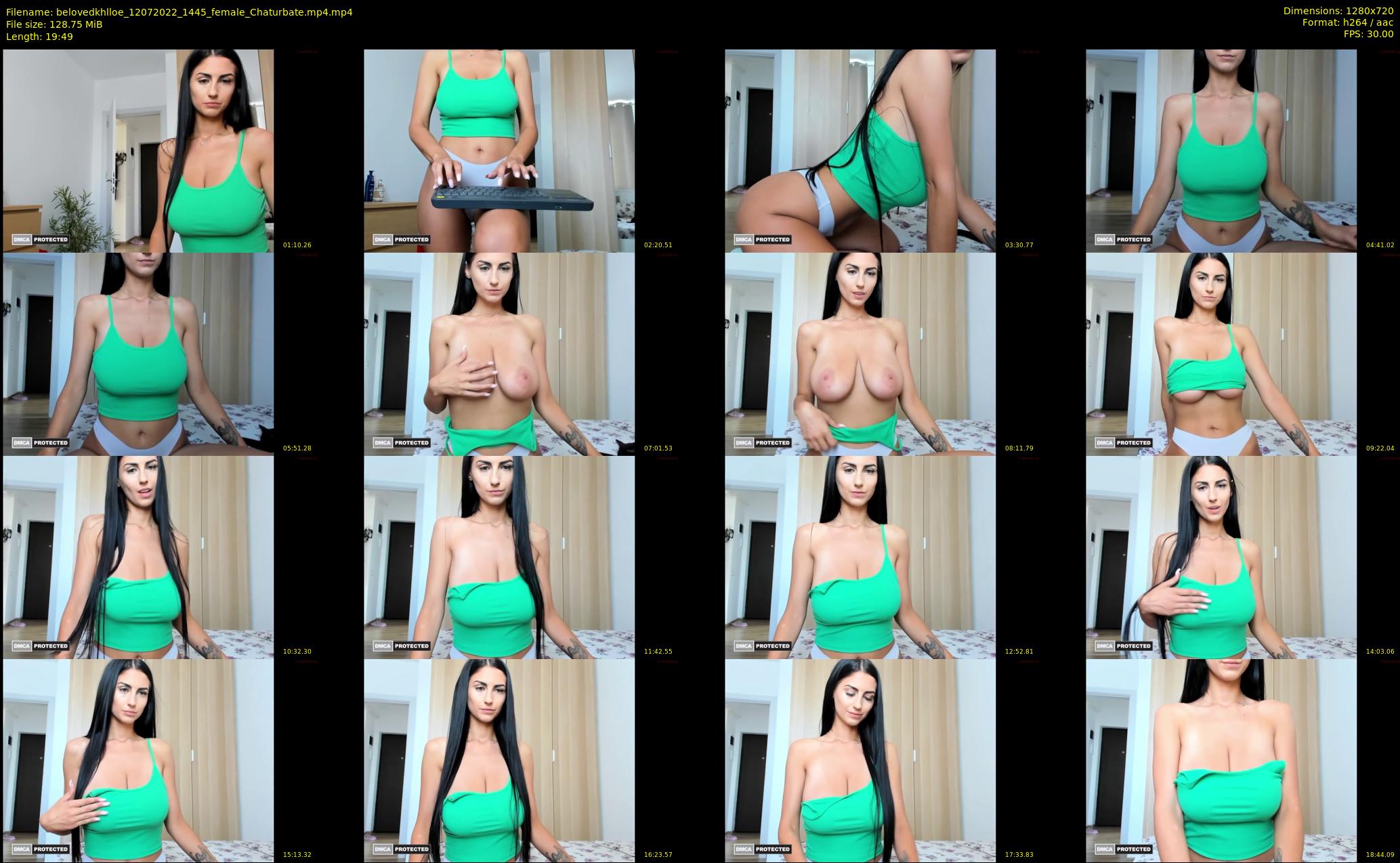 belovedkhlloe — 20 minute Chaturbate female cam show recording, 720p, Jul 12, 2022
