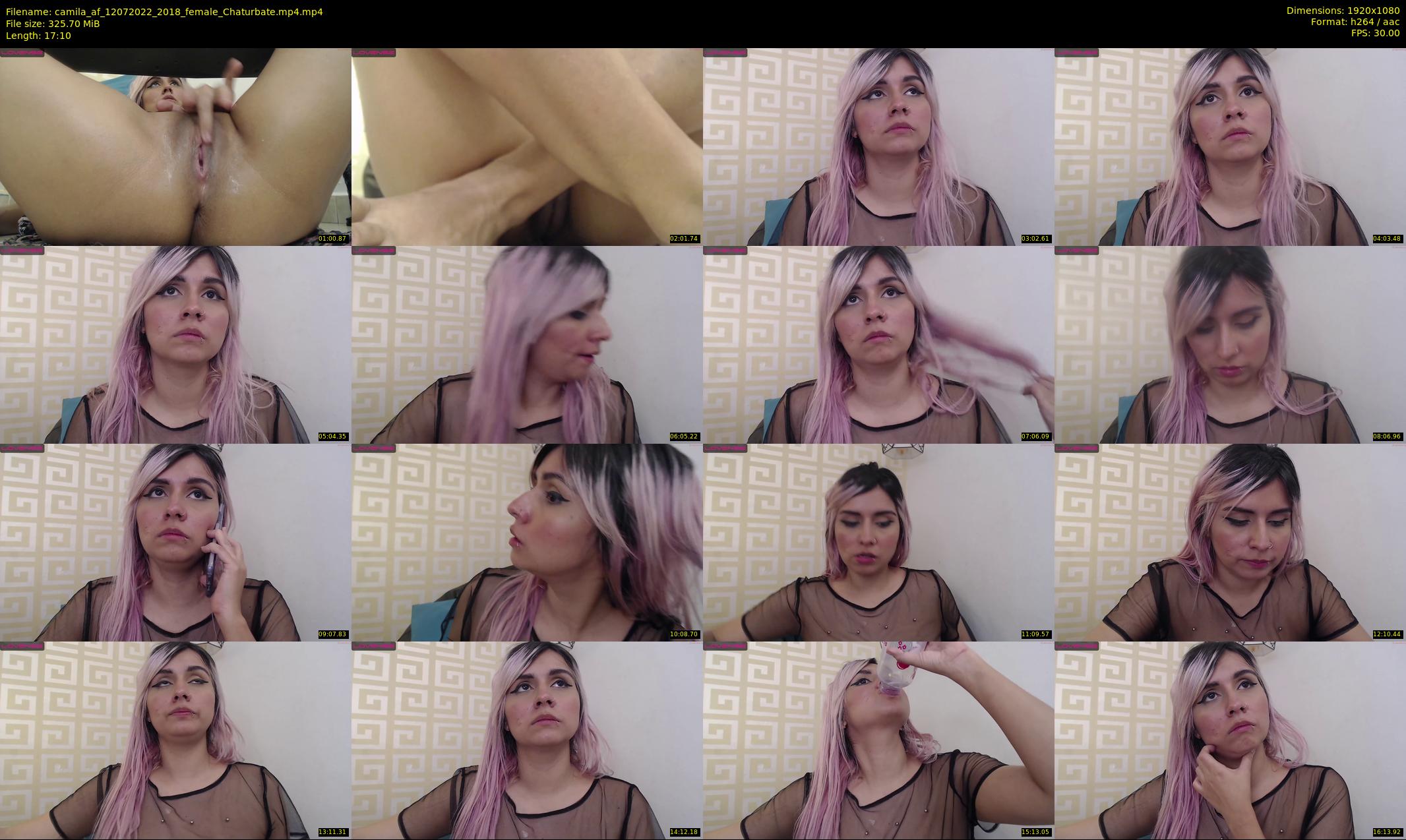 camila_af — 18 minute Chaturbate female cam show recording, 1080p, Jul 12, 2022