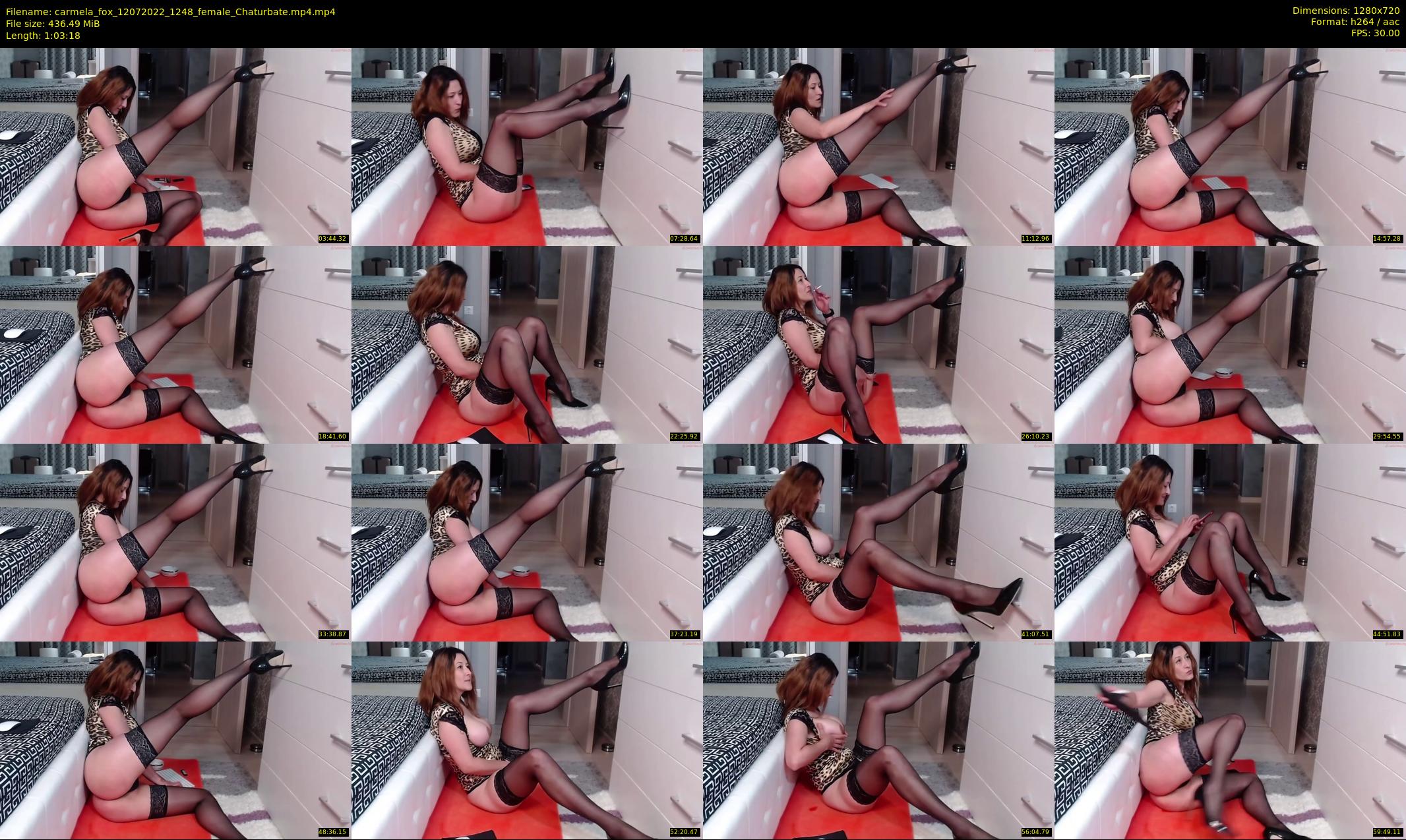 carmela_fox — 64 minute Chaturbate female cam show recording, 720p, Jul 12, 2022