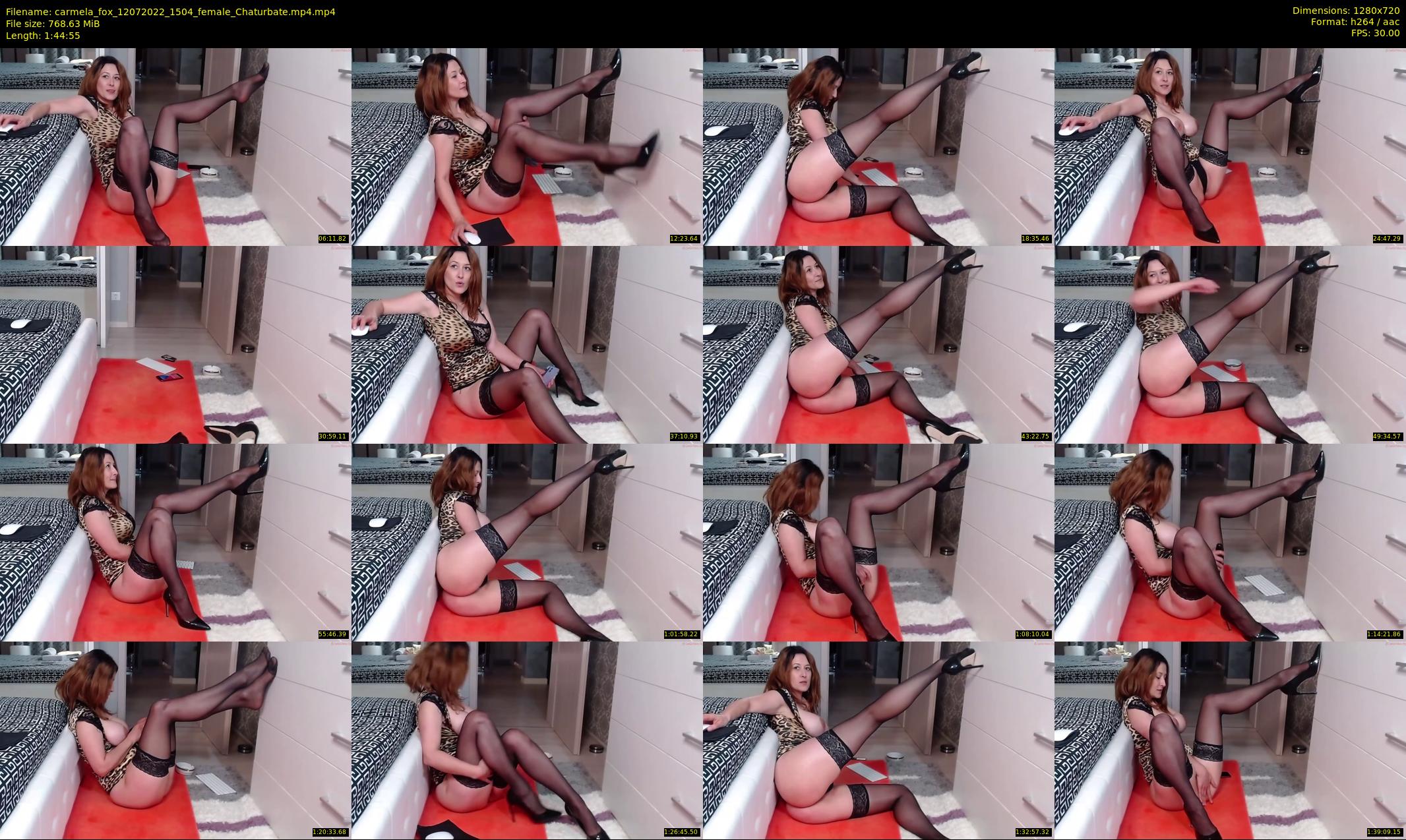 carmela_fox — 105 minute Chaturbate female cam show recording, 720p, Jul 12, 2022