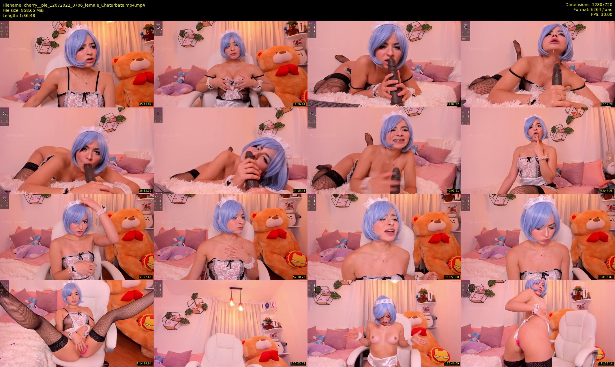 cherry__pie — 97 minute Chaturbate female cam show recording, 720p, Jul 12, 2022