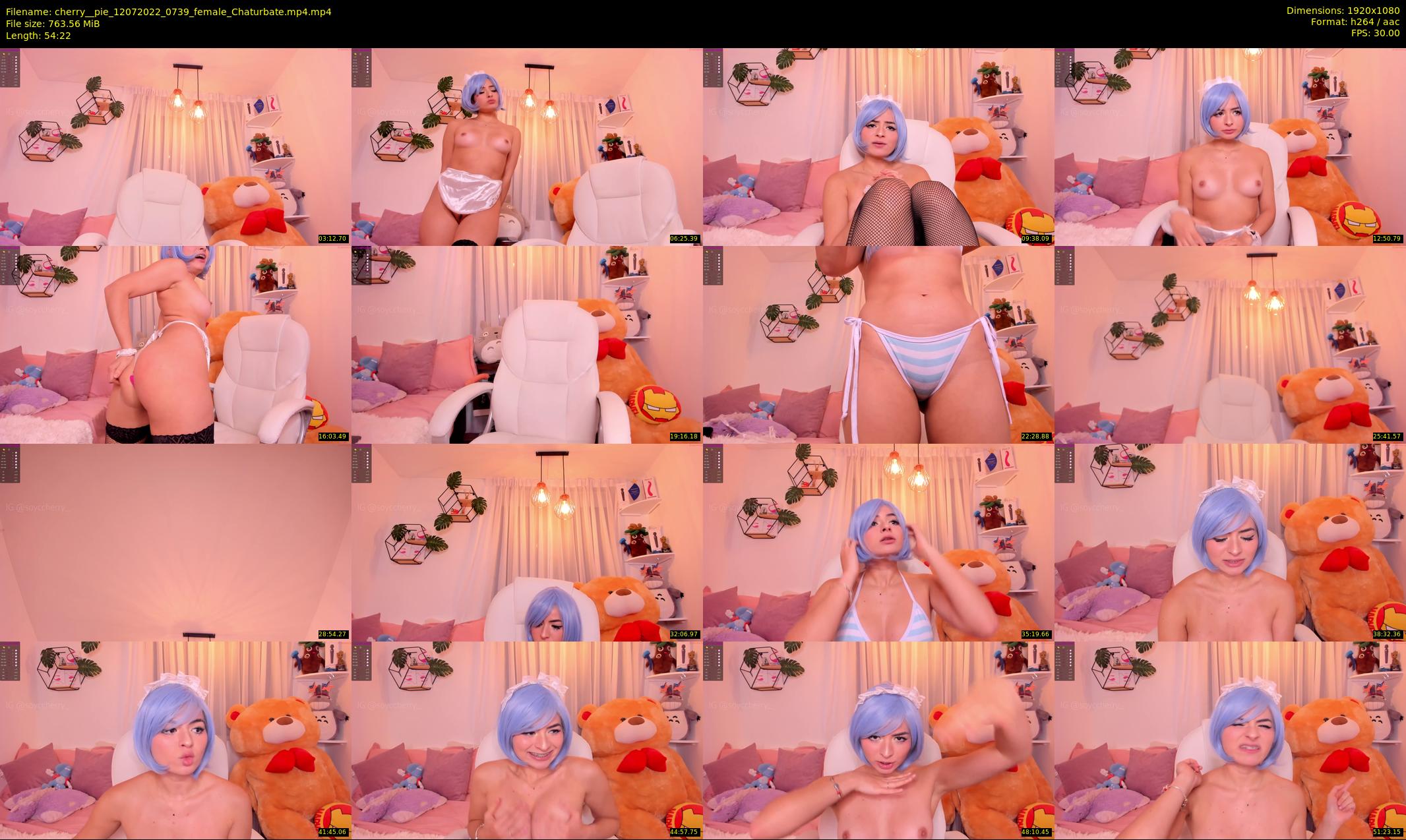 cherry__pie — 55 minute Chaturbate female cam show recording, 1080p, Jul 12, 2022