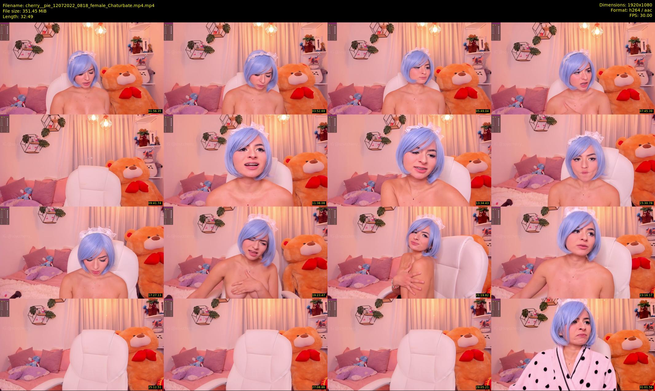 cherry__pie — 33 minute Chaturbate female cam show recording, 1080p, Jul 12, 2022