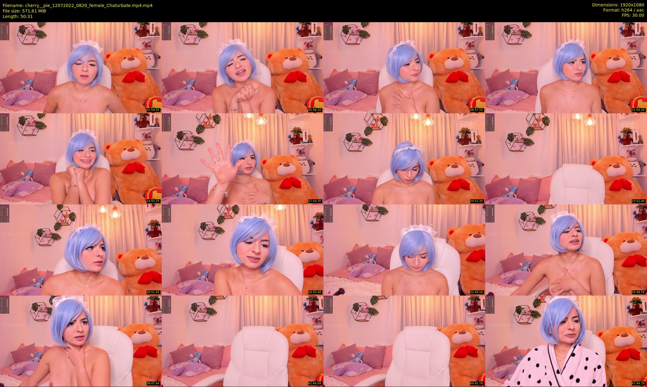 cherry__pie — 51 minute Chaturbate female cam show recording, 1080p, Jul 12, 2022