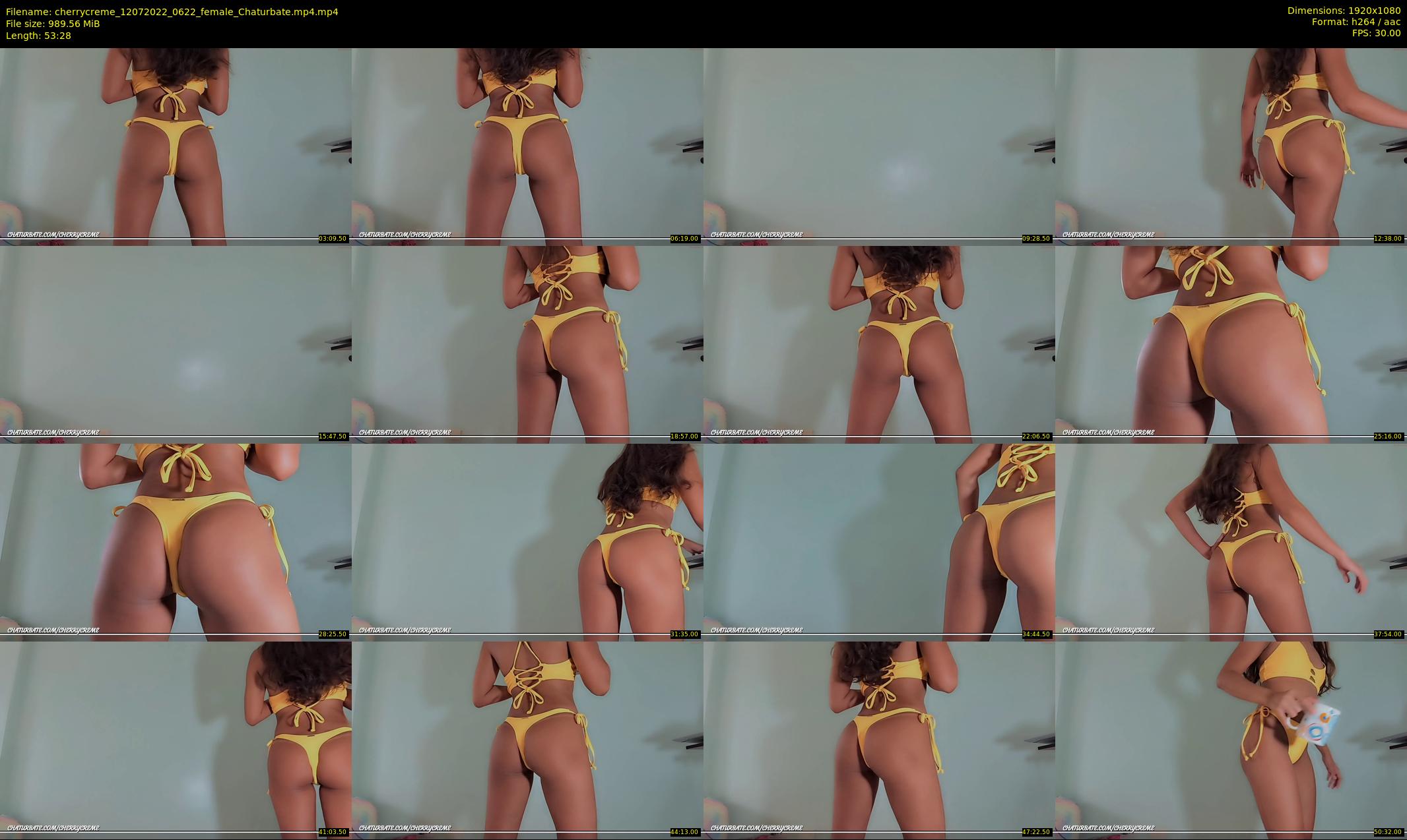 cherrycreme — 54 minute Chaturbate female cam show recording, 1080p, Jul 12, 2022