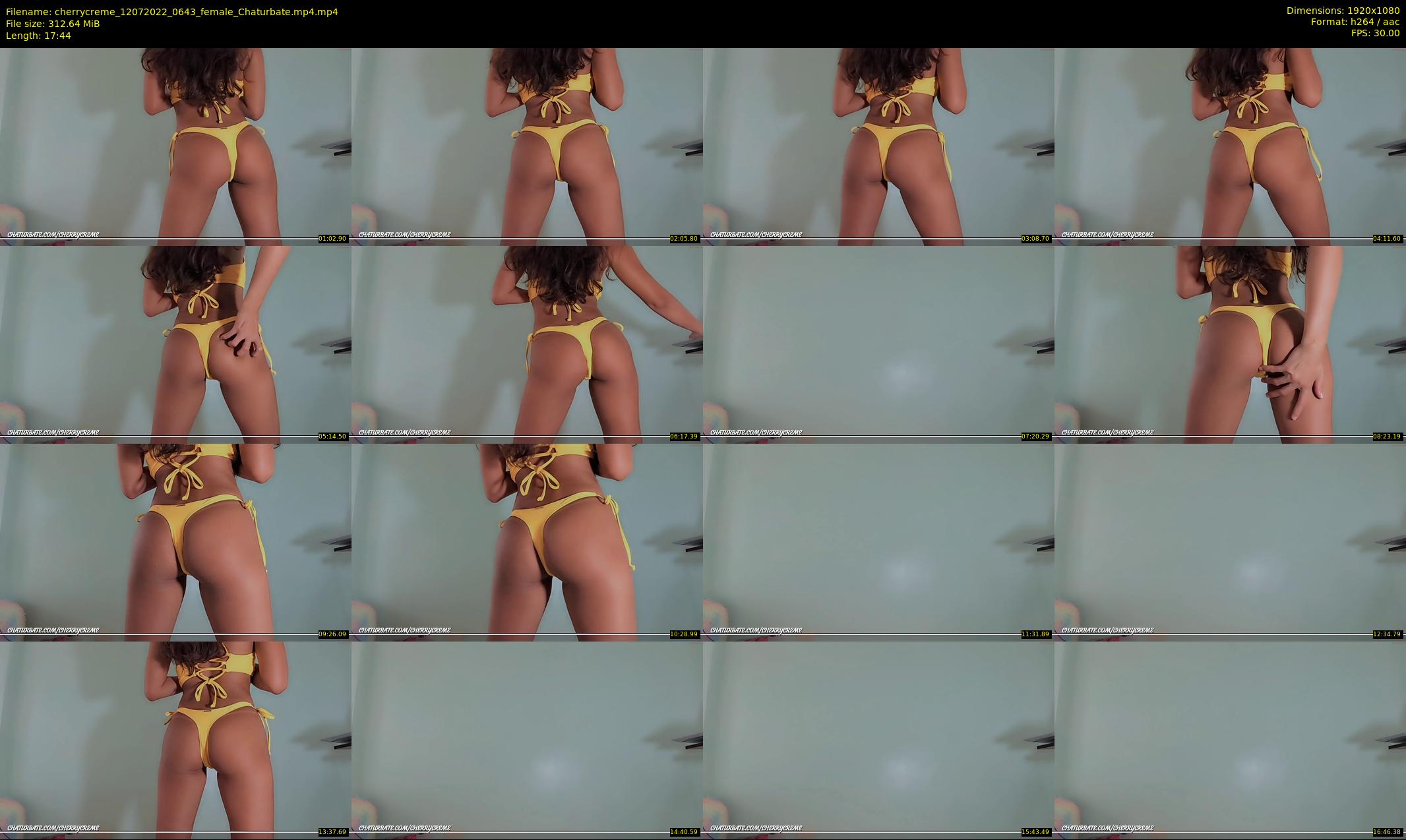 cherrycreme — 18 minute Chaturbate female cam show recording, 1080p, Jul 12, 2022