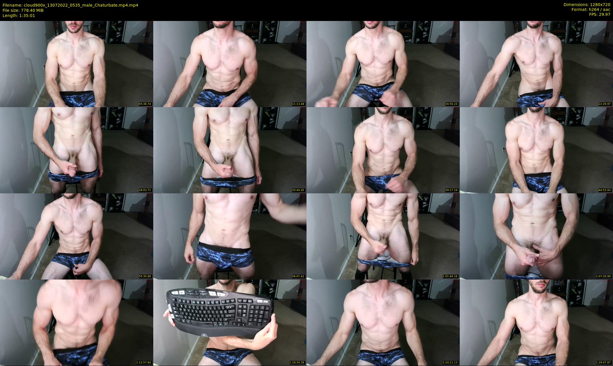 cloud900x — 96 minute Chaturbate male cam show recording, 720p, Jul 13, 2022