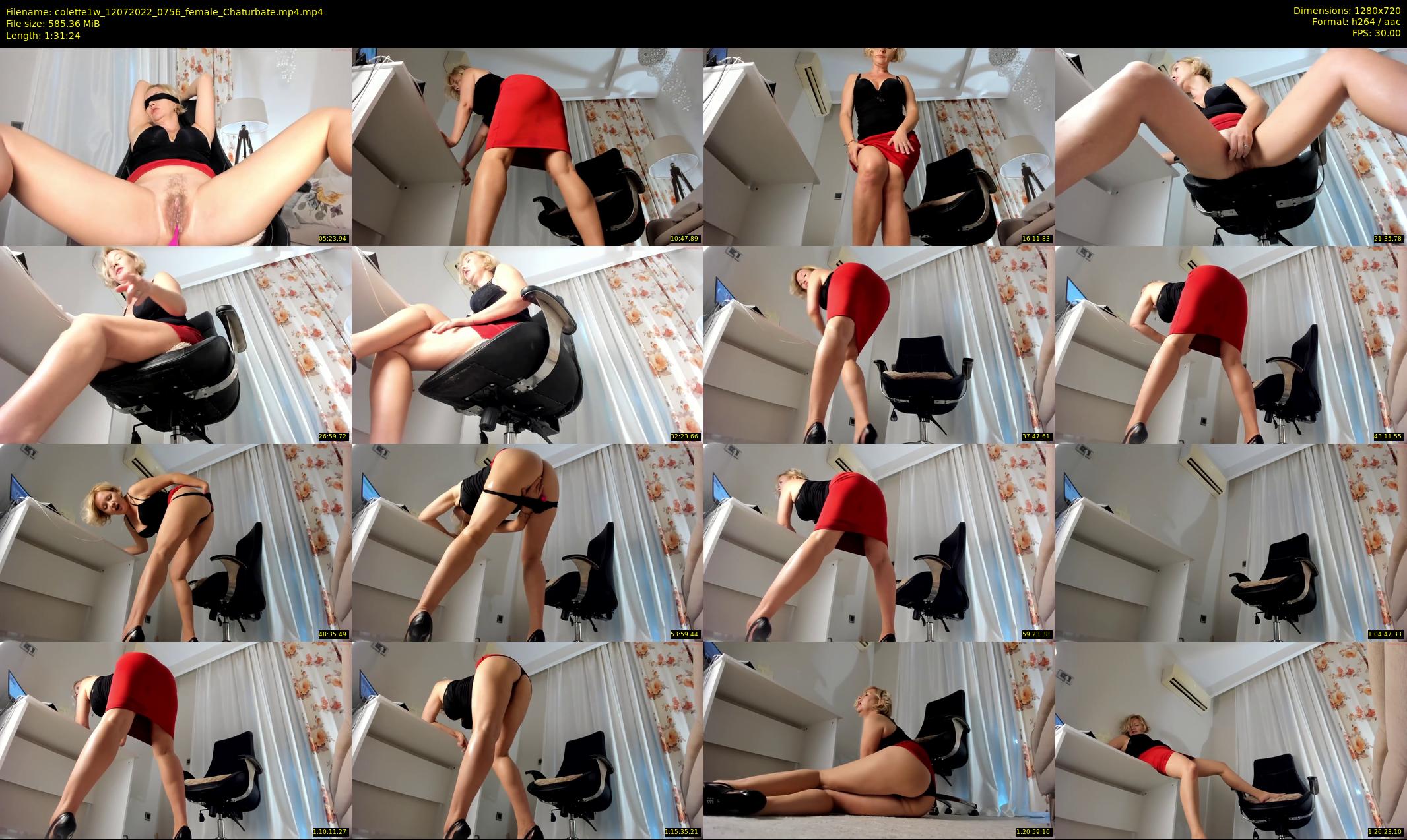 colette1w — 92 minute Chaturbate female cam show recording, 720p, Jul 12, 2022