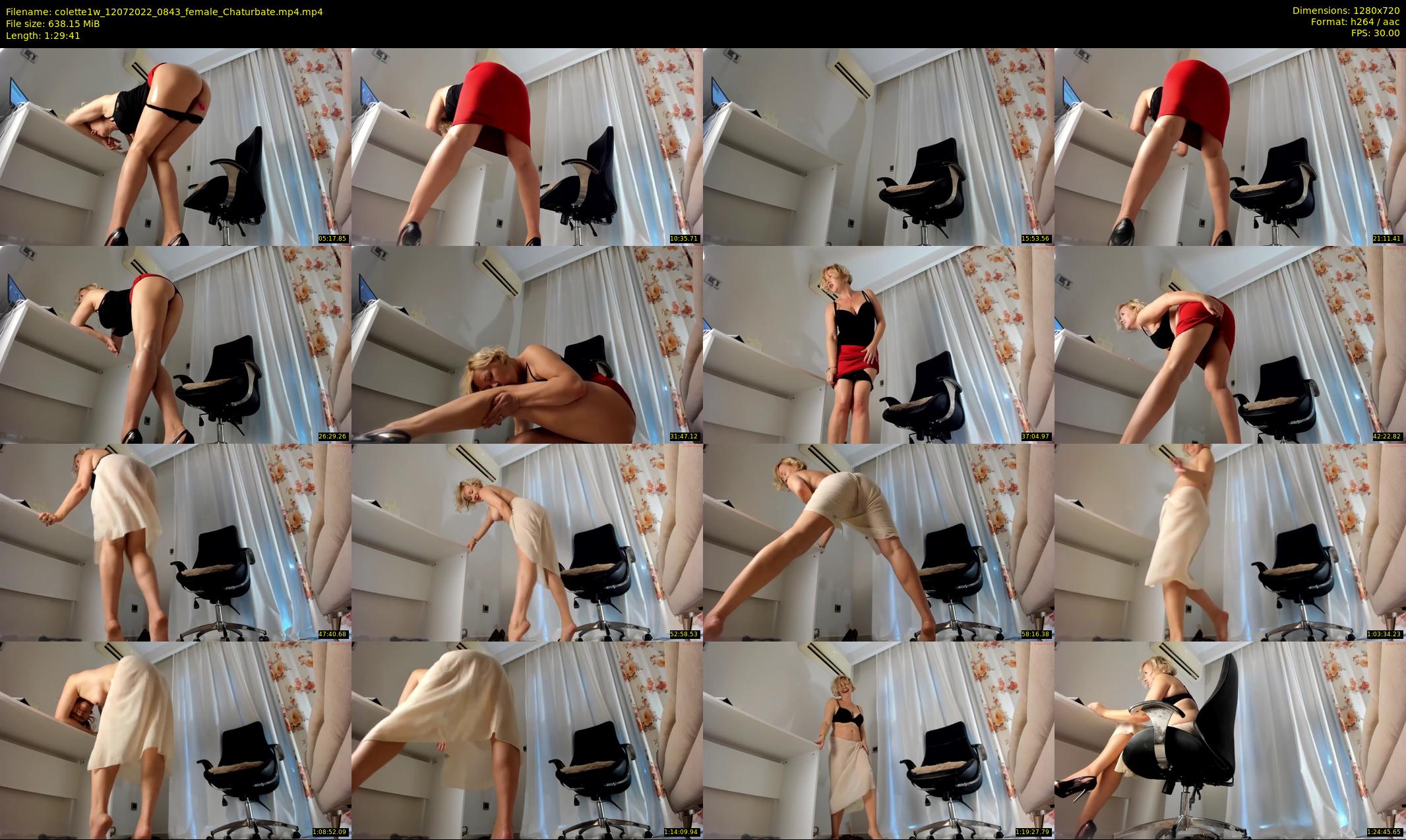 colette1w — 90 minute Chaturbate female cam show recording, 720p, Jul 12, 2022