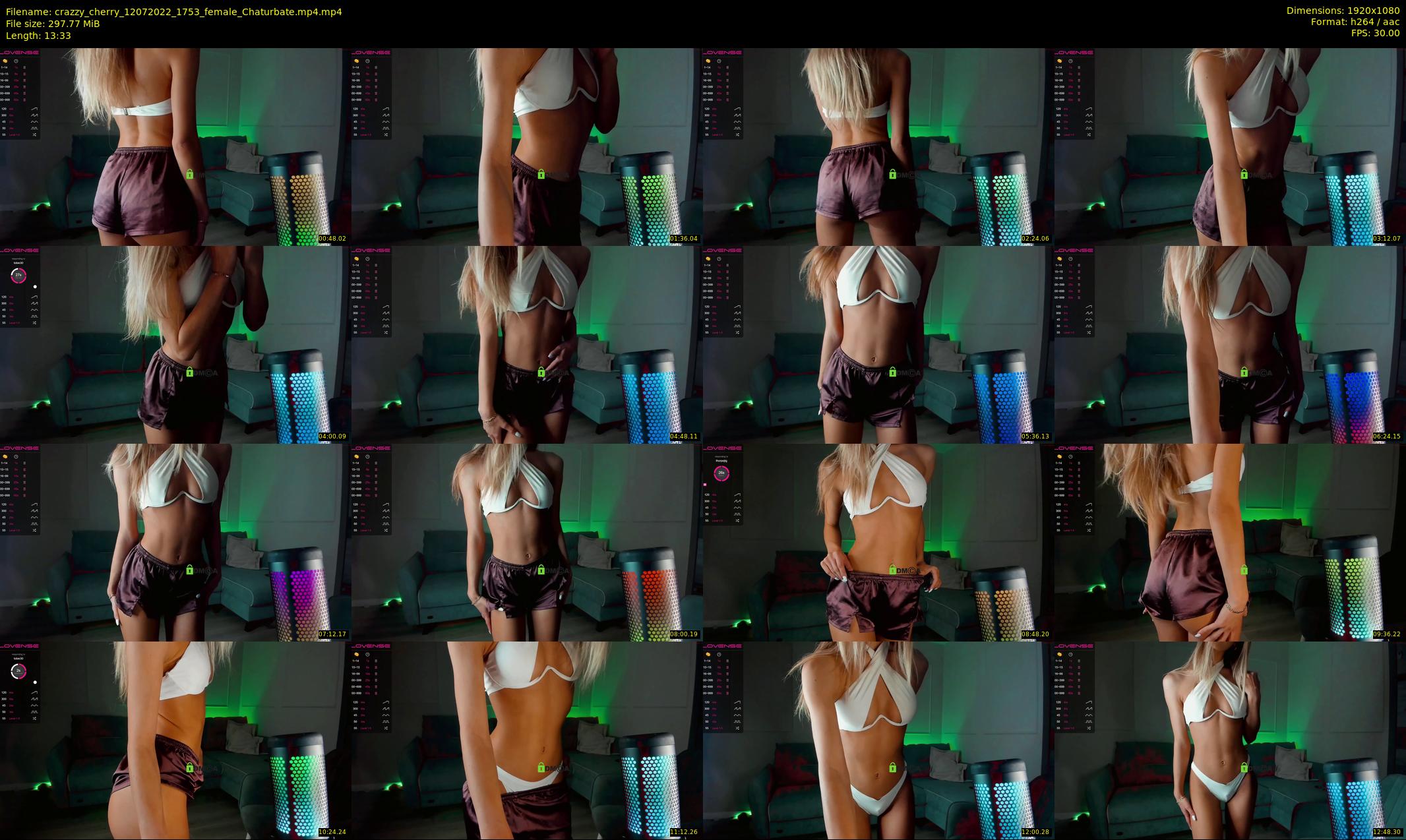 crazzy_cherry — 14 minute Chaturbate female cam show recording, 1080p, Jul 12, 2022
