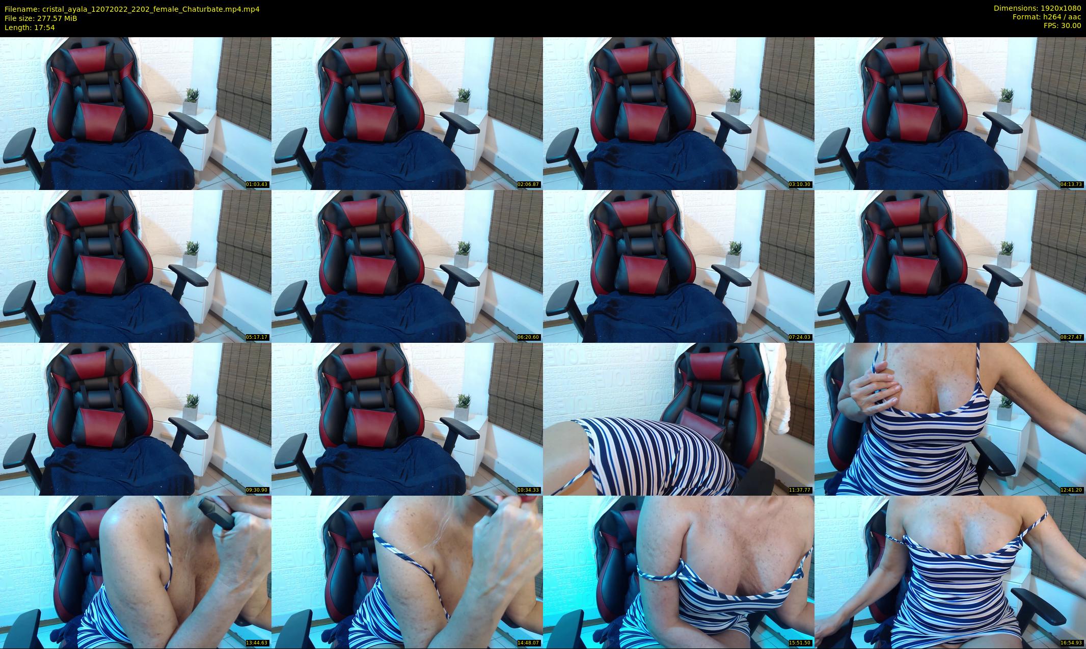 cristal_ayala — 18 minute Chaturbate female cam show recording, 1080p, Jul 12, 2022