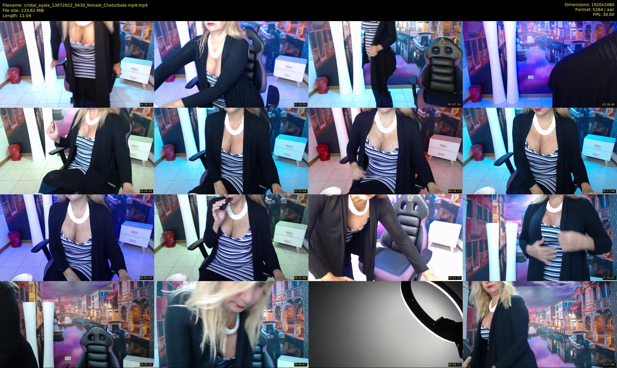 cristal_ayala — 12 minute Chaturbate female cam show recording, 1080p, Jul 13, 2022