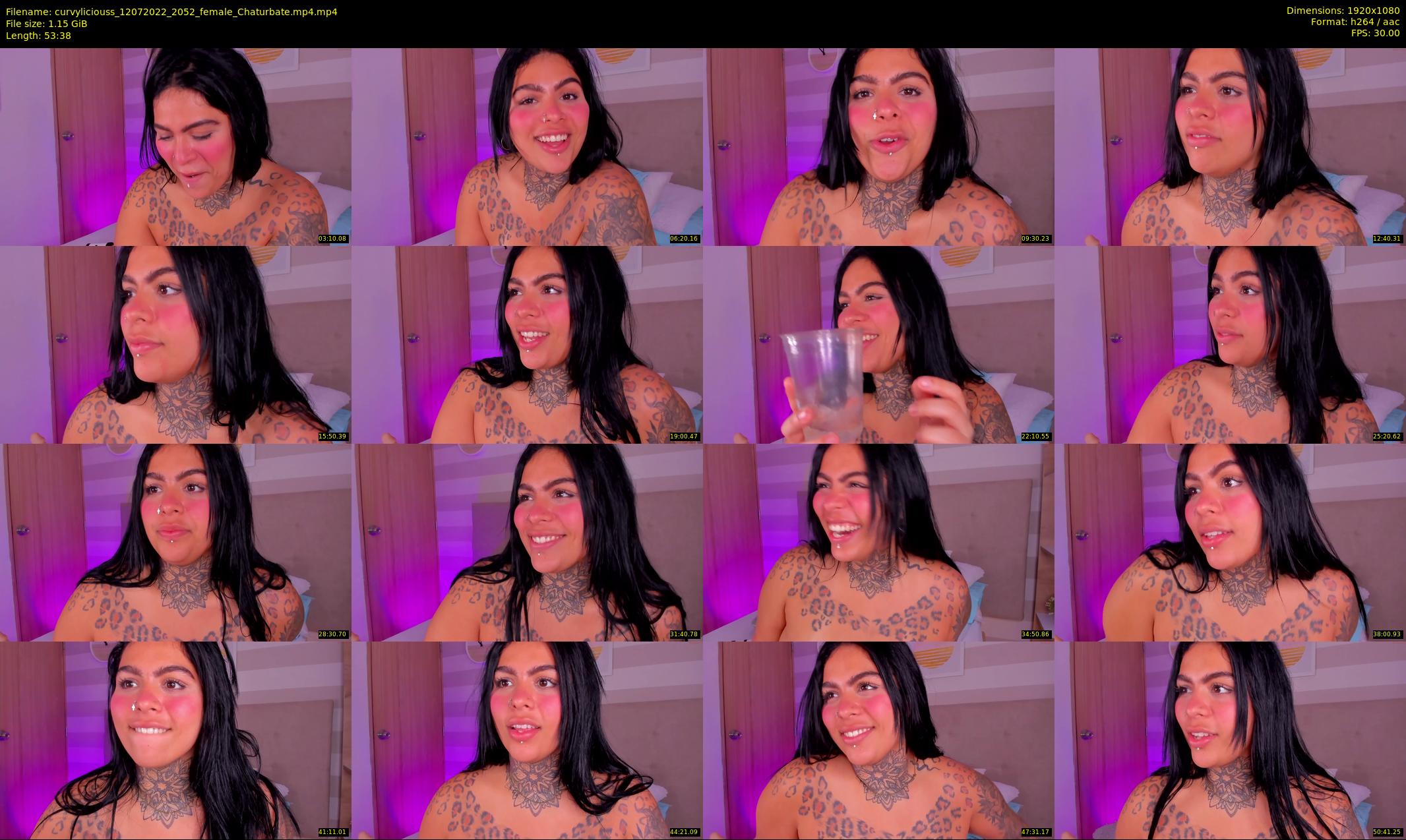 curvyliciouss — 54 minute Chaturbate female cam show recording, 1080p, Jul 12, 2022