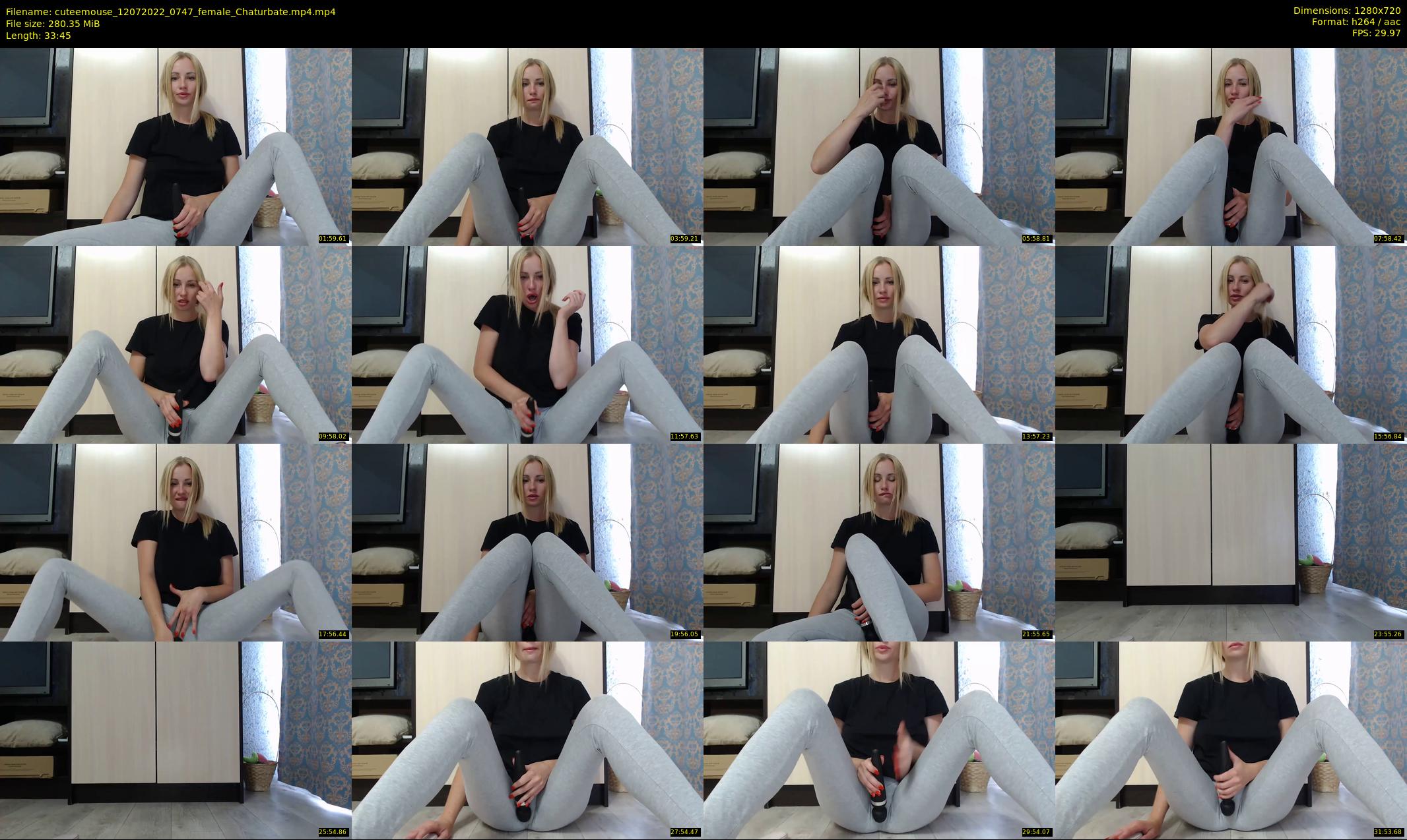 cuteemouse — 34 minute Chaturbate female cam show recording, 720p, Jul 12, 2022