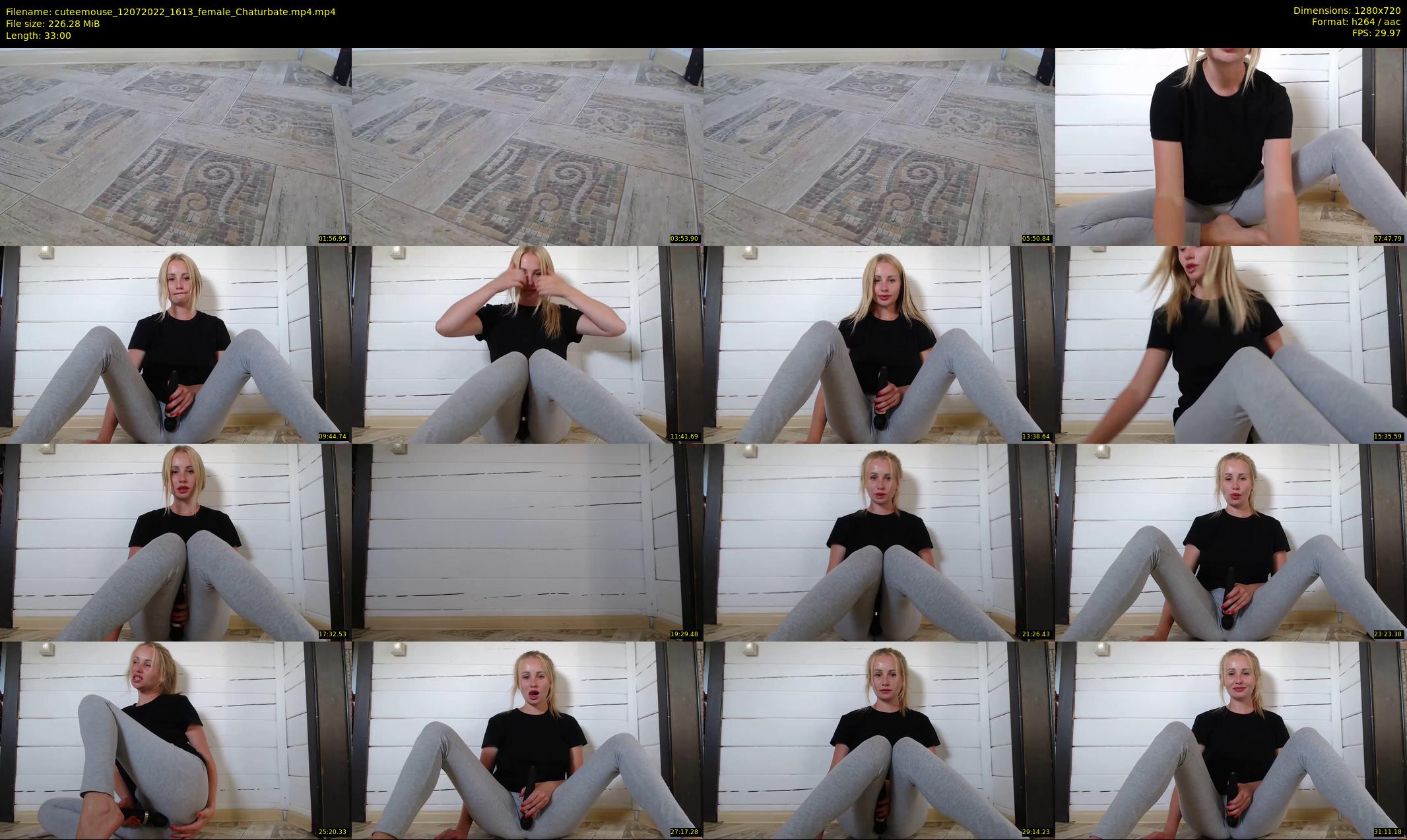 cuteemouse — 33 minute Chaturbate female cam show recording, 720p, Jul 12, 2022