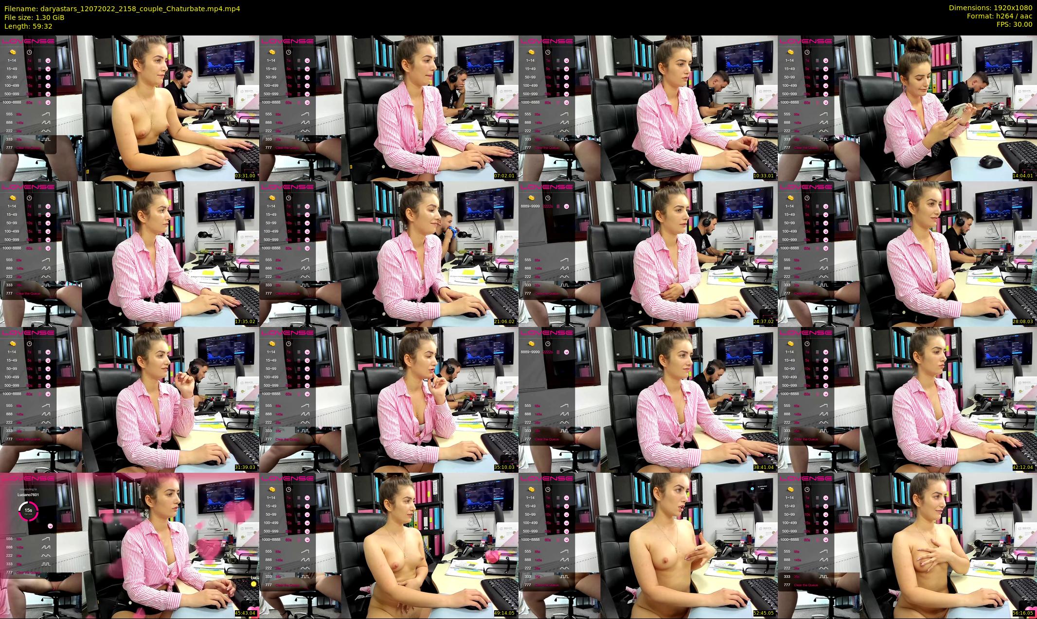 daryastars — 60 minute Chaturbate couple cam show recording, 1080p, Jul 12, 2022