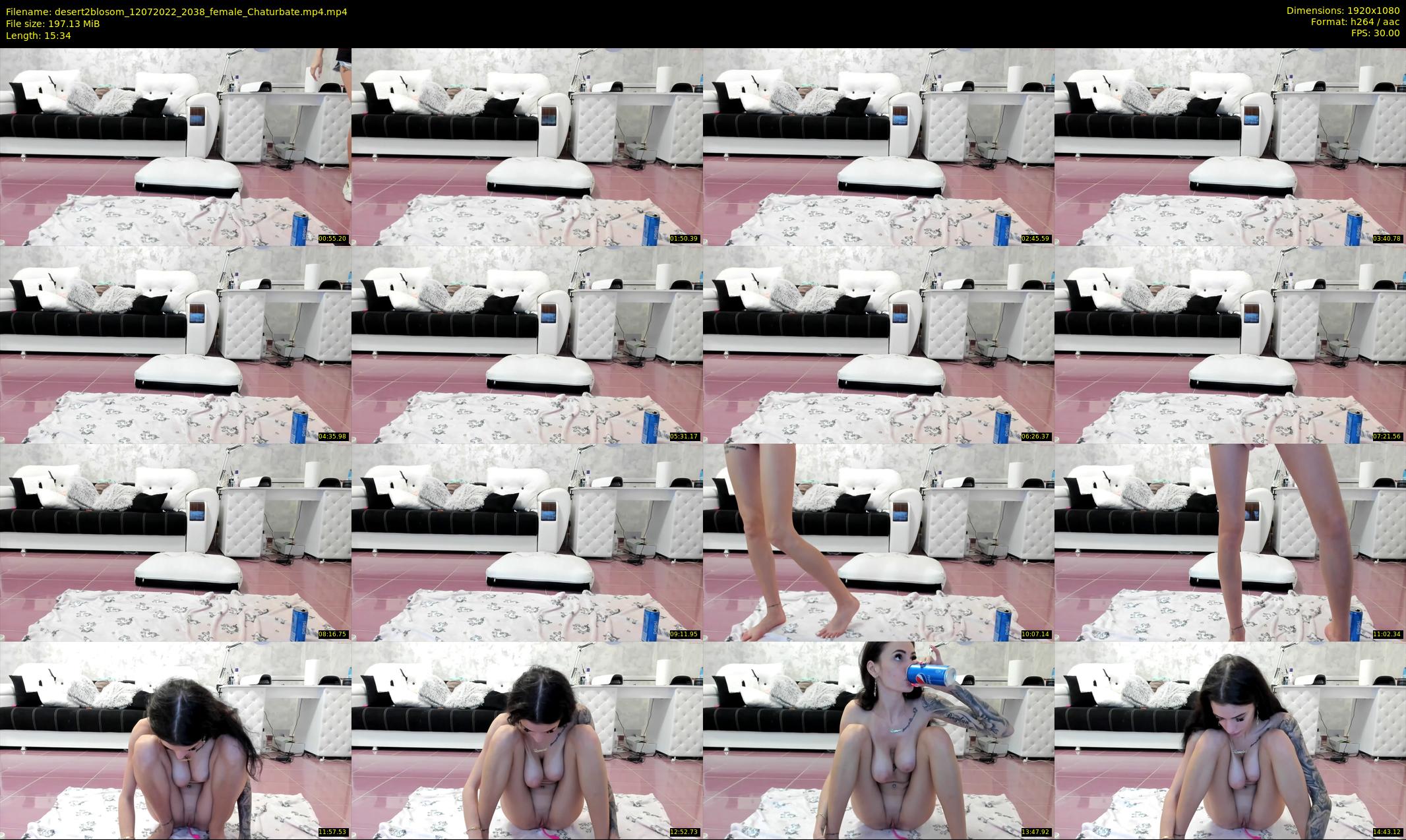 desert2blosom — 16 minute Chaturbate female cam show recording, 1080p, Jul 12, 2022
