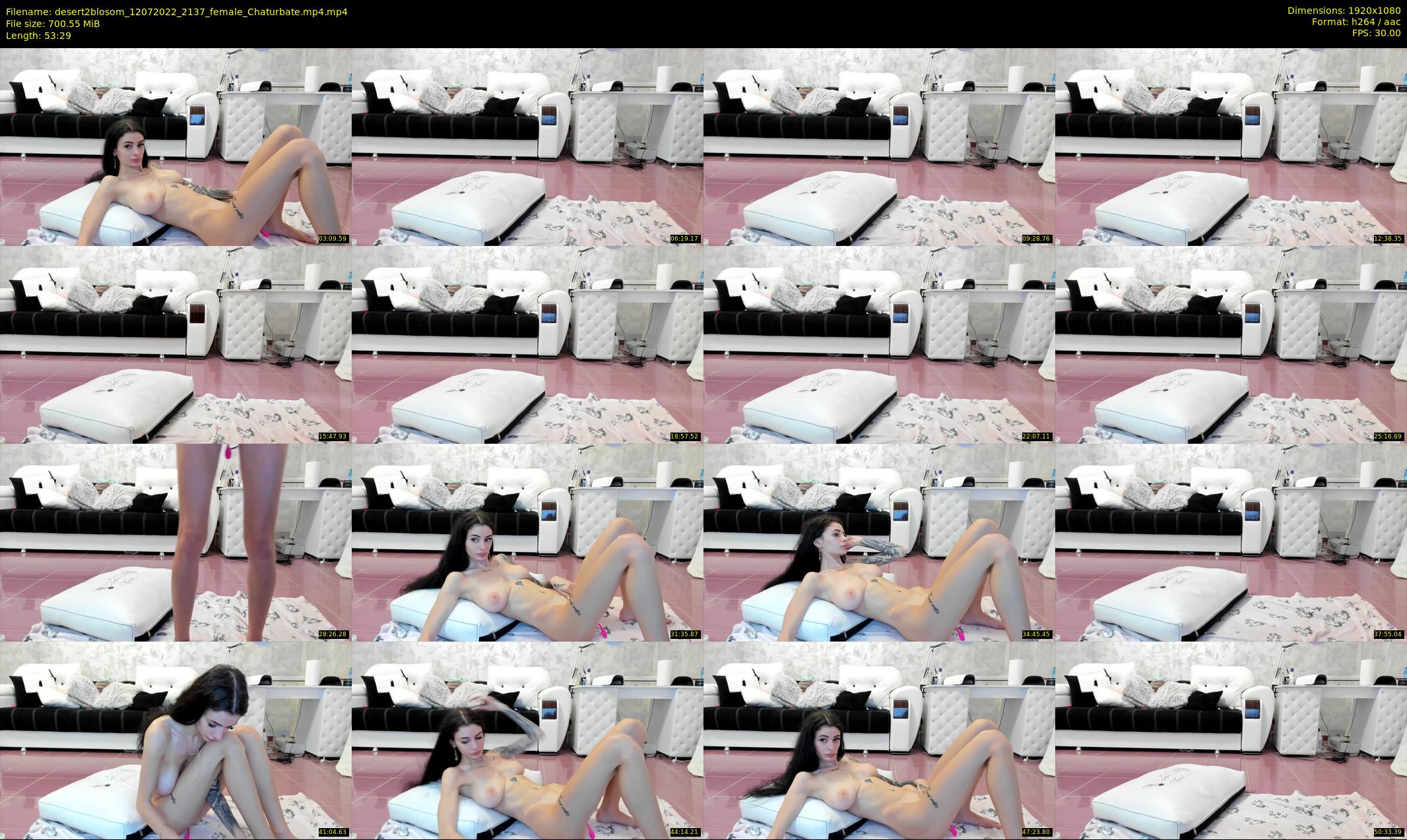 desert2blosom — 54 minute Chaturbate female cam show recording, 1080p, Jul 12, 2022