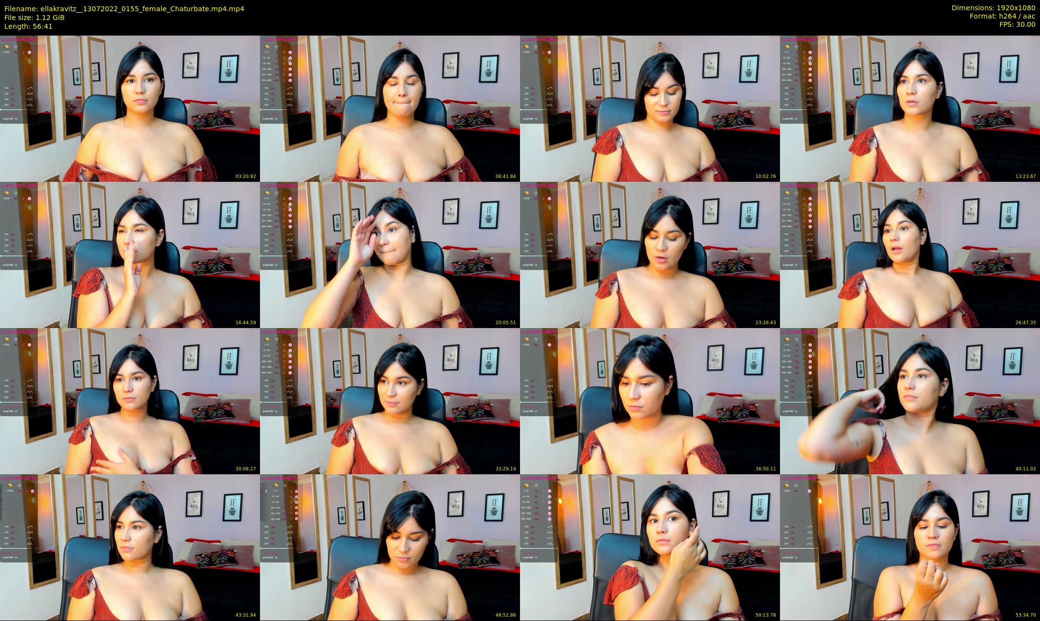 ellakravitz_ — 57 minute Chaturbate female cam show recording, 1080p, Jul 13, 2022