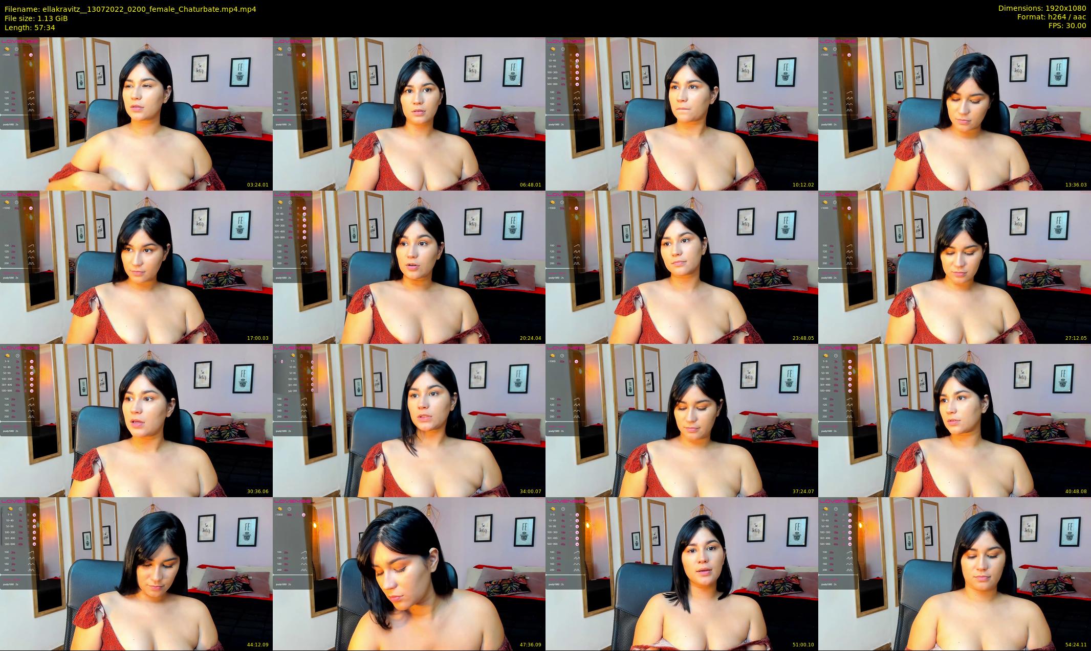 ellakravitz_ — 58 minute Chaturbate female cam show recording, 1080p, Jul 13, 2022