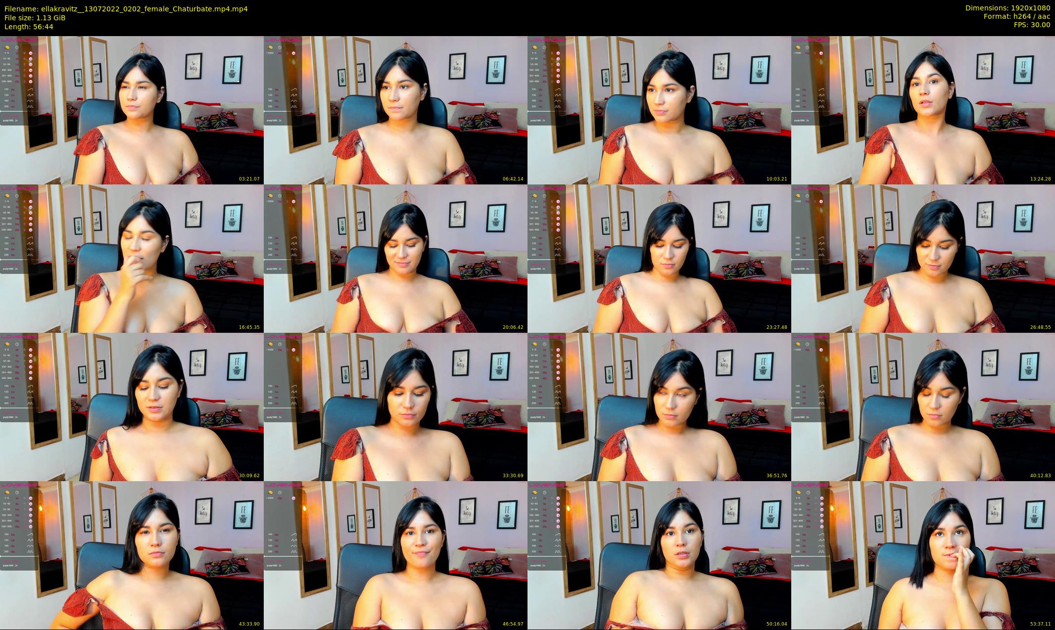 ellakravitz_ — 57 minute Chaturbate female cam show recording, 1080p, Jul 13, 2022