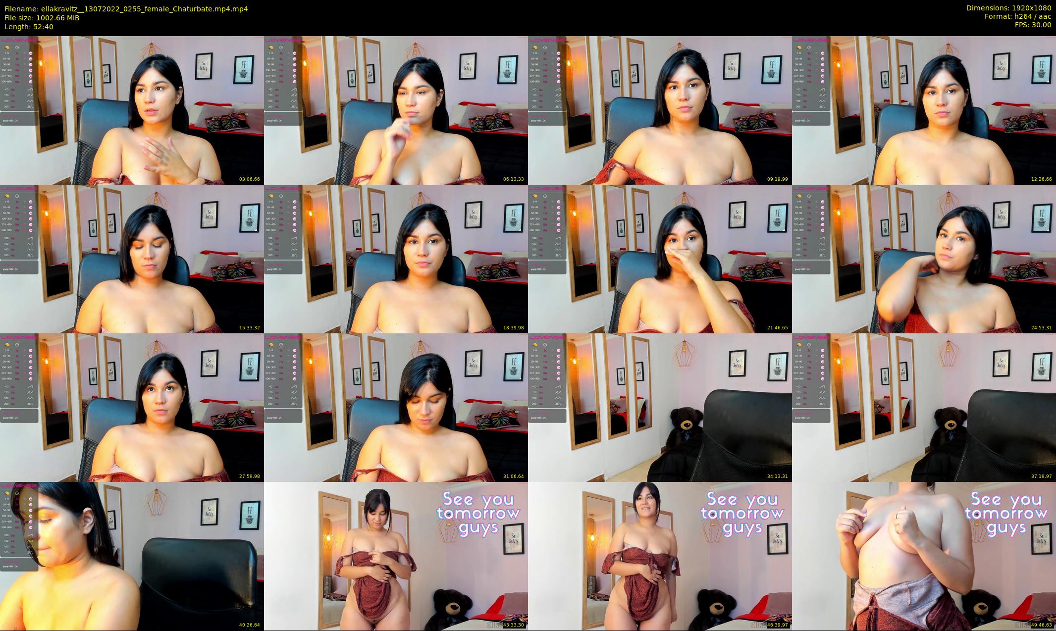 ellakravitz_ — 53 minute Chaturbate female cam show recording, 1080p, Jul 13, 2022