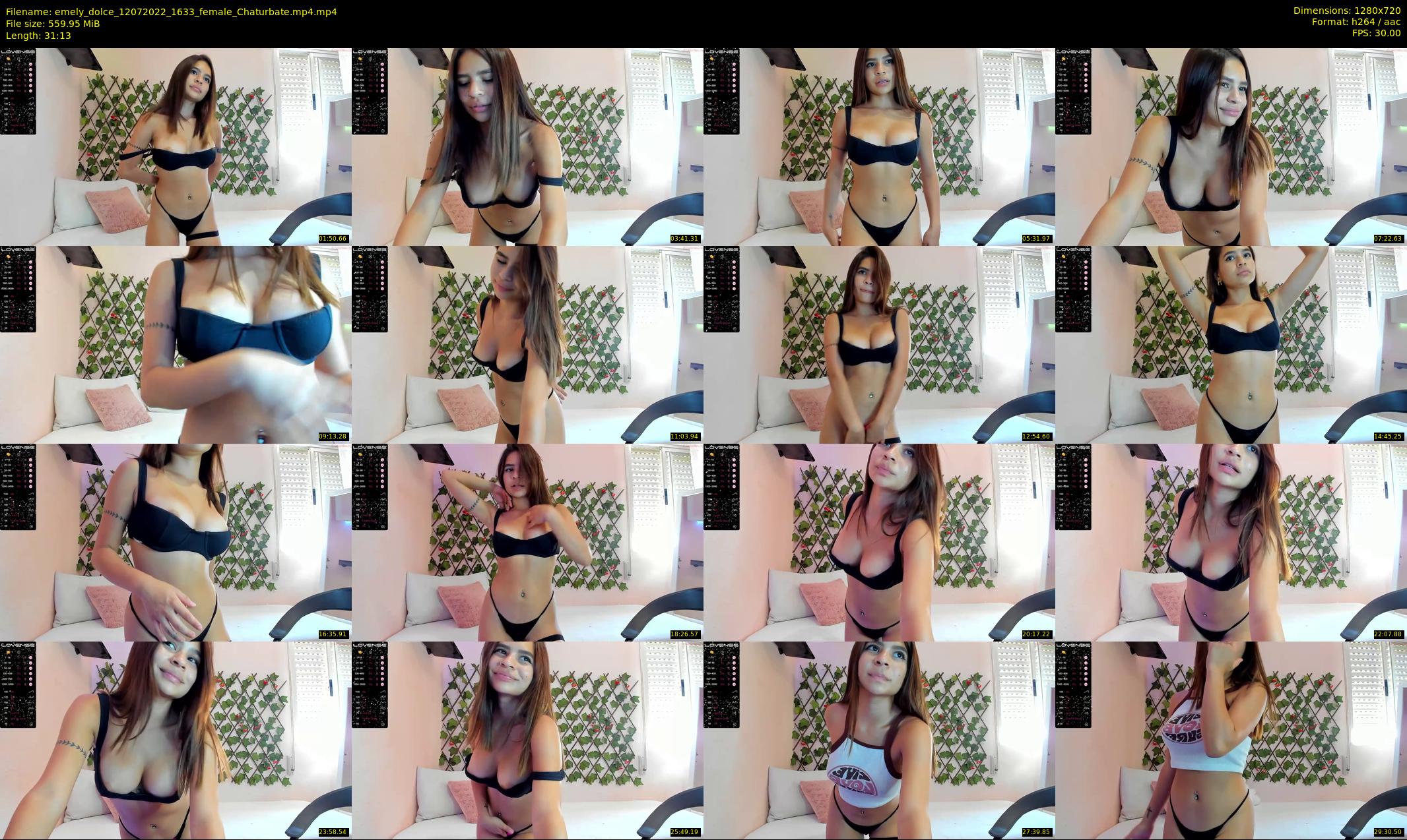 emely_dolce — 32 minute Chaturbate female cam show recording, 720p, Jul 12, 2022