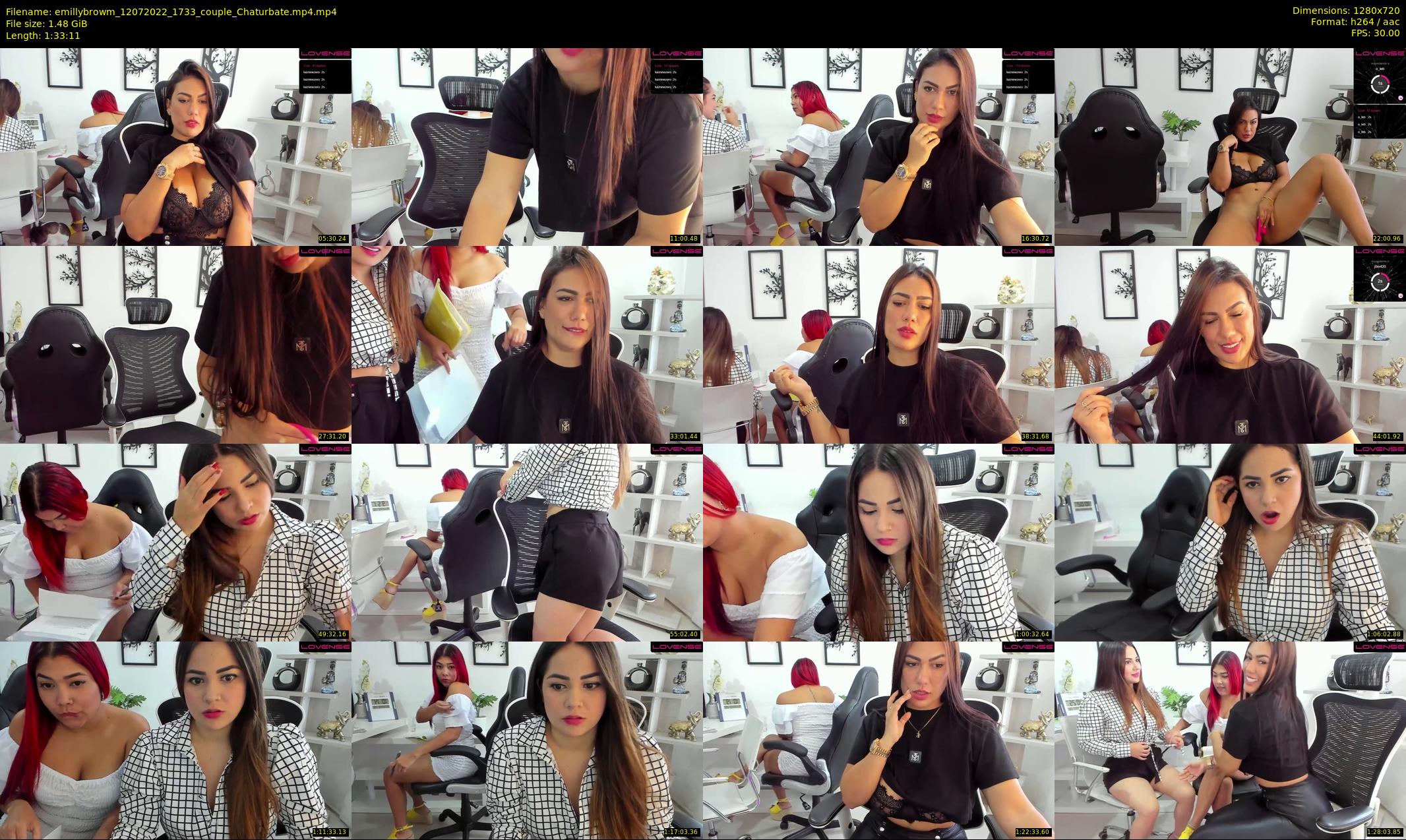 emillybrowm — 94 minute Chaturbate couple cam show recording, 720p, Jul 12, 2022