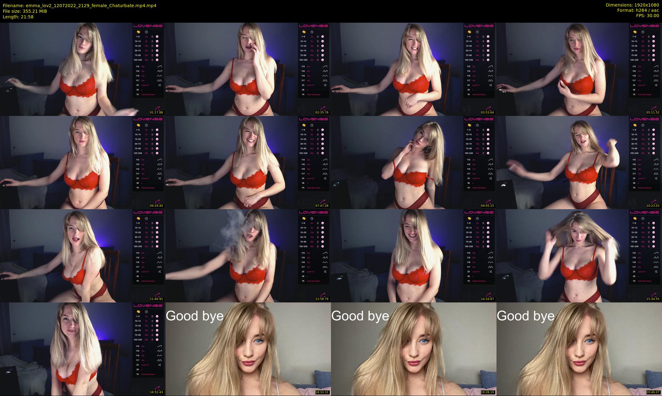 emma_lov2 — 22 minute Chaturbate female cam show recording, 1080p, Jul 12, 2022