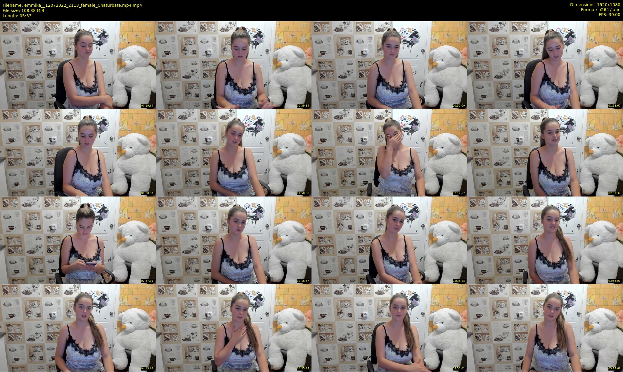 emmika_ — 6 minute Chaturbate female cam show recording, 1080p, Jul 12, 2022