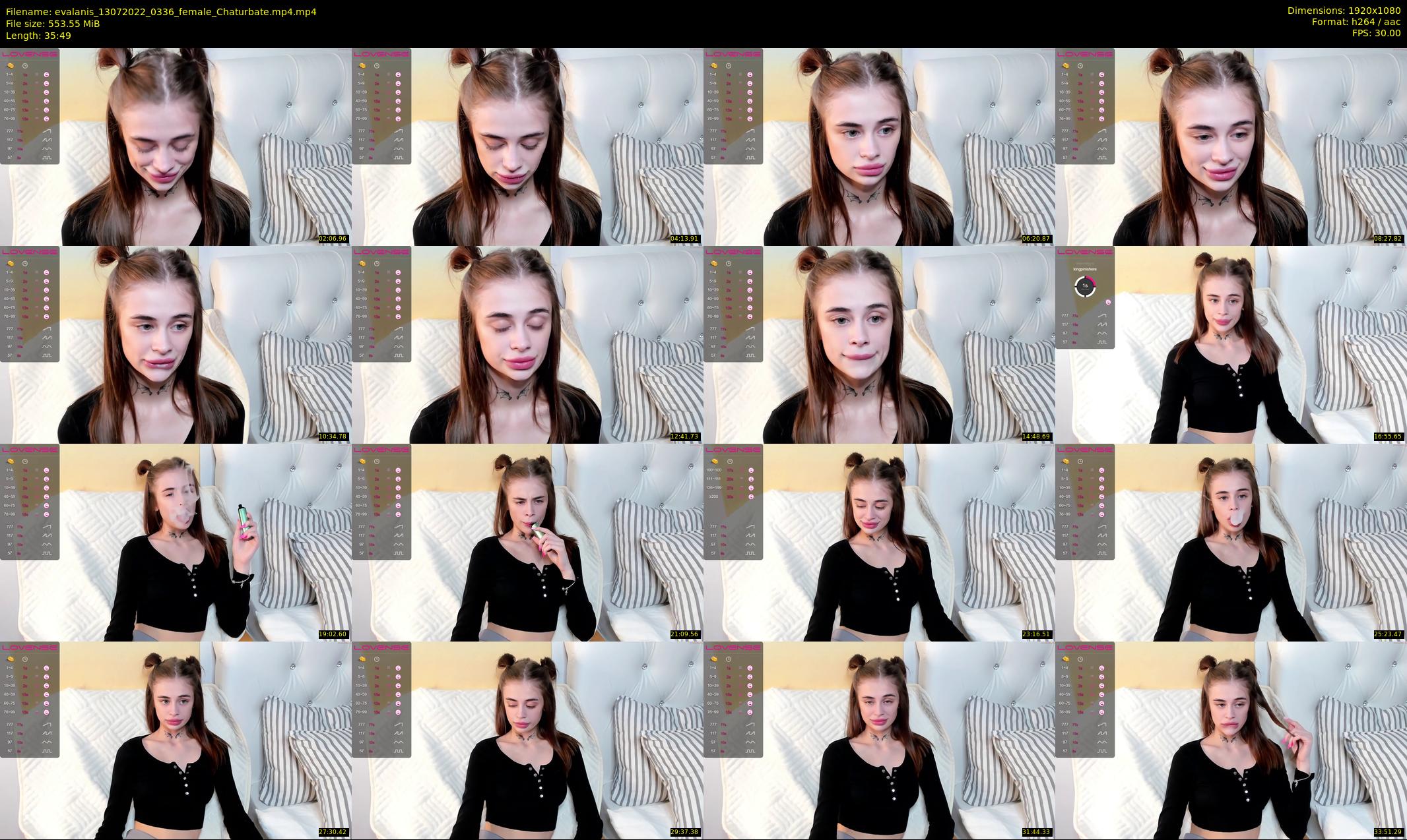 evalanis — 36 minute Chaturbate couple cam show recording, 1080p, Jul 13, 2022