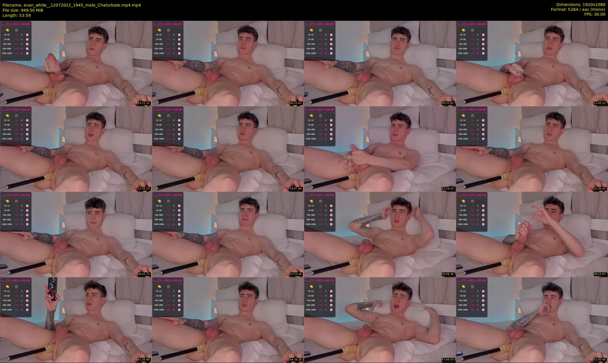 evan_white_ — 54 minute Chaturbate male cam show recording, 1080p, Jul 12, 2022