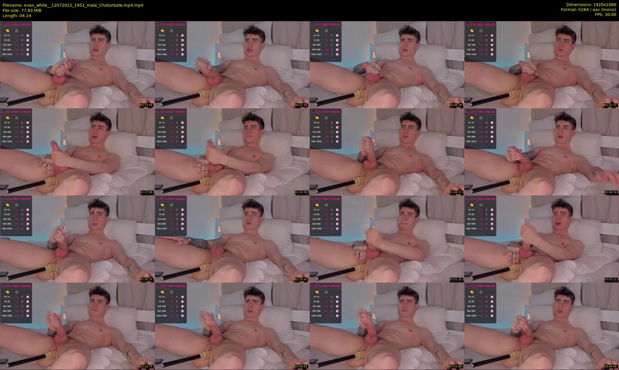 evan_white_ — 5 minute Chaturbate male cam show recording, 1080p, Jul 12, 2022