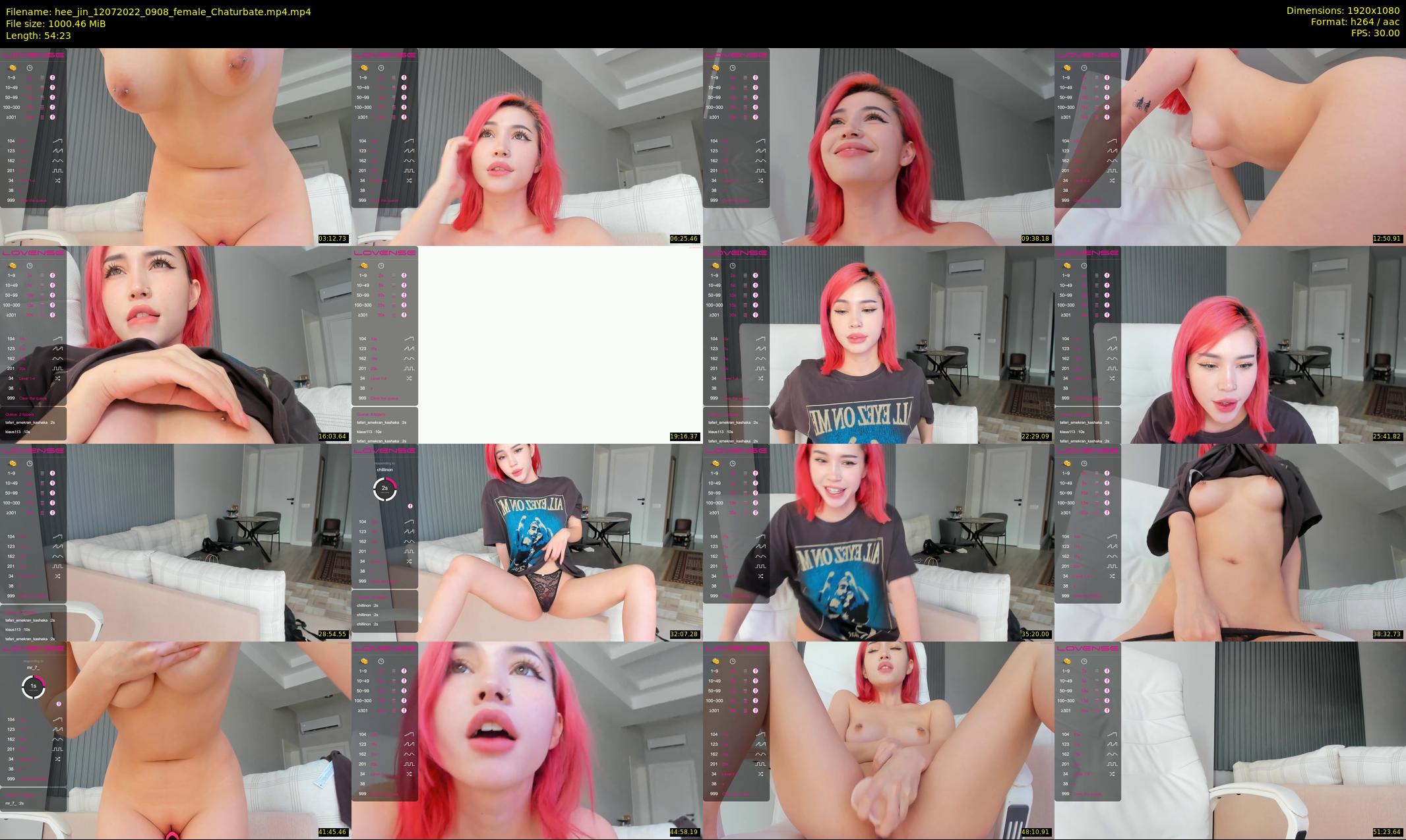 hee_jin — 55 minute Chaturbate female cam show recording, 1080p, Jul 12, 2022