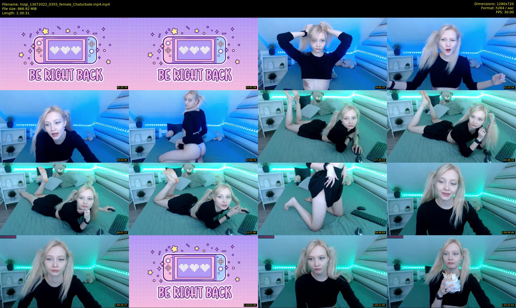 hizgi — 91 minute Chaturbate couple cam show recording, 720p, Jul 13, 2022