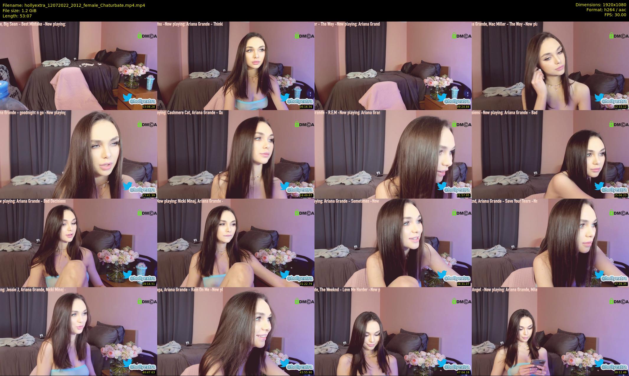 hollyextra — 54 minute Chaturbate female cam show recording, 1080p, Jul 12, 2022