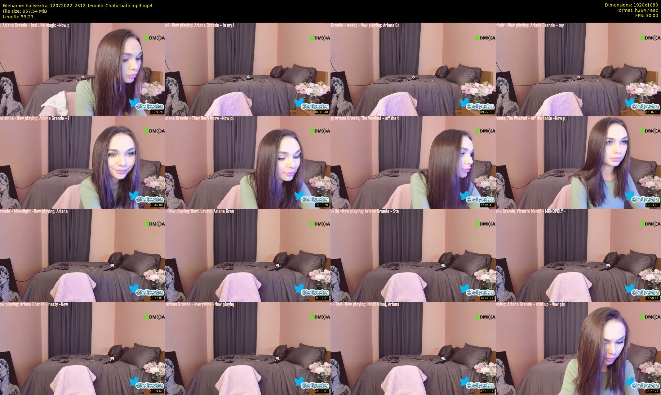 hollyextra — 54 minute Chaturbate female cam show recording, 1080p, Jul 12, 2022