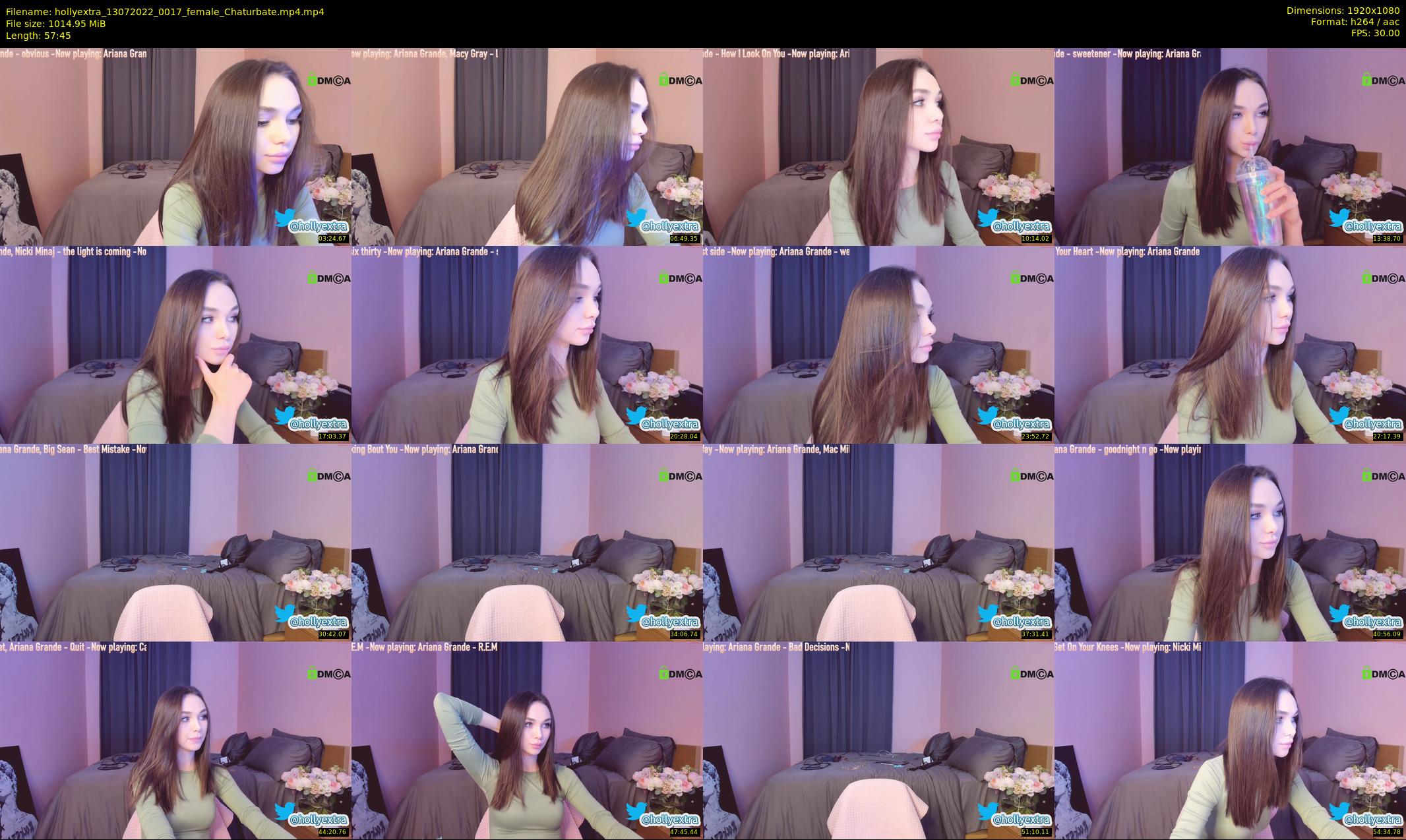 hollyextra — 58 minute Chaturbate female cam show recording, 1080p, Jul 13, 2022