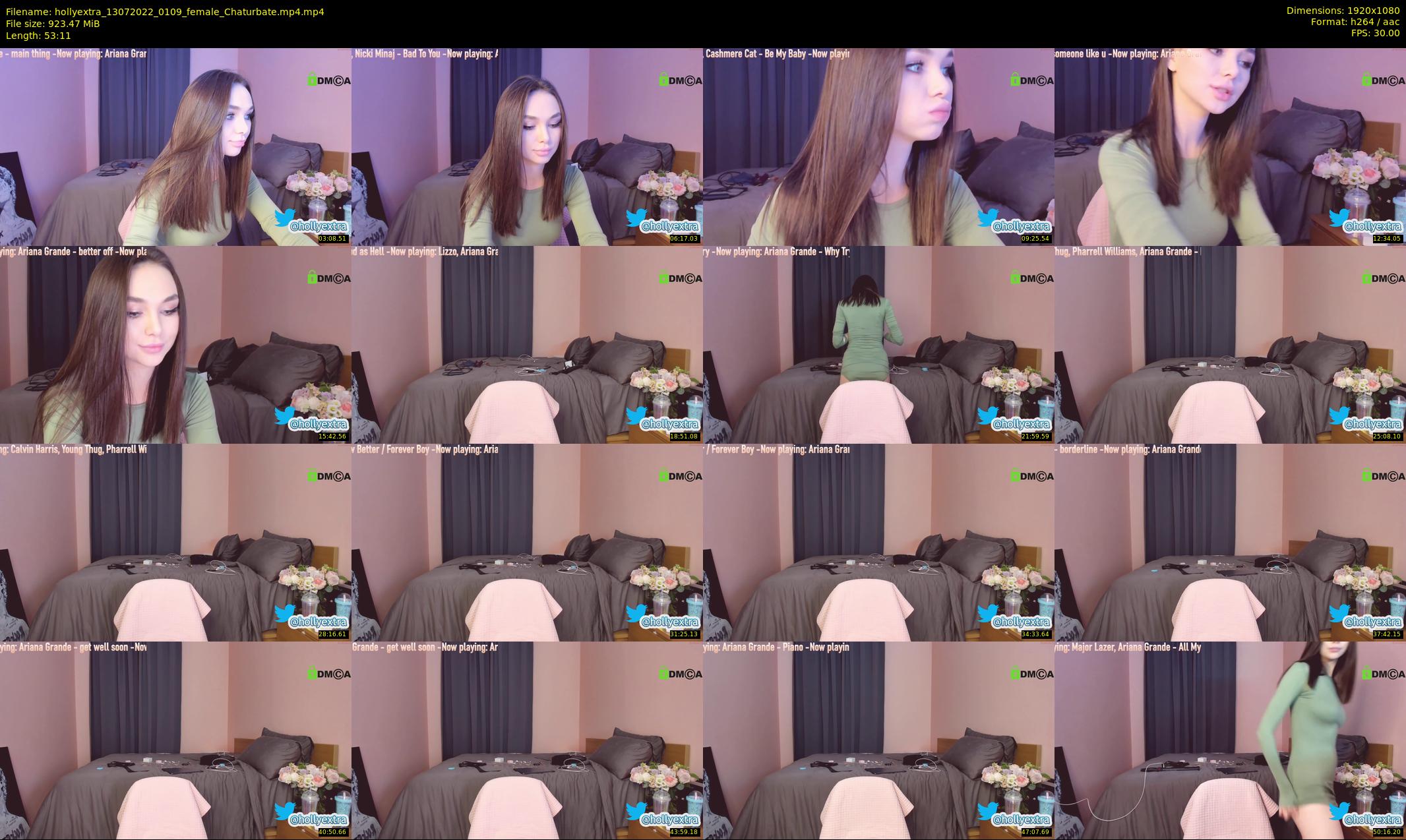 hollyextra — 54 minute Chaturbate female cam show recording, 1080p, Jul 13, 2022