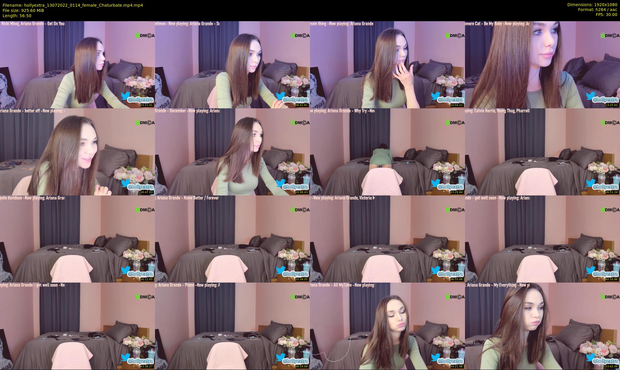 hollyextra — 57 minute Chaturbate female cam show recording, 1080p, Jul 13, 2022