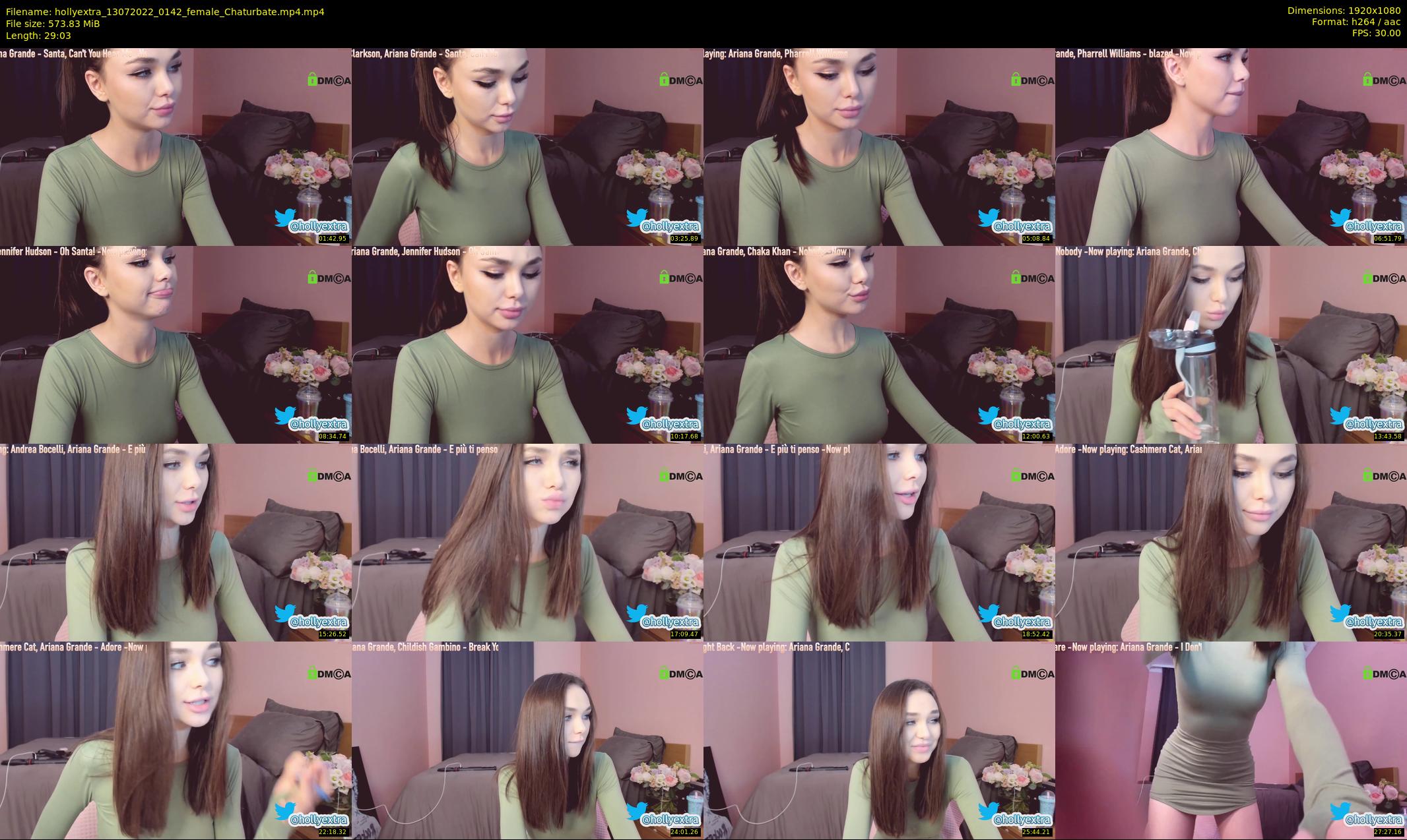 hollyextra — 30 minute Chaturbate female cam show recording, 1080p, Jul 13, 2022