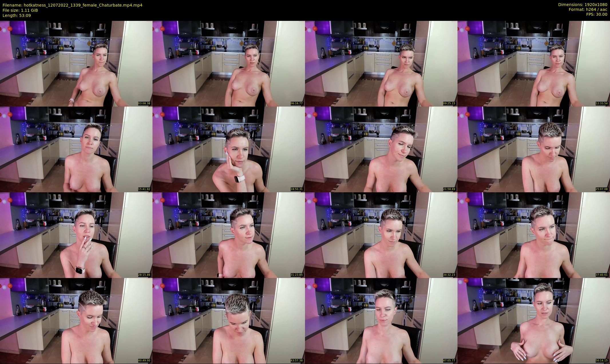 hotkatness — 54 minute Chaturbate female cam show recording, 1080p, Jul 12, 2022