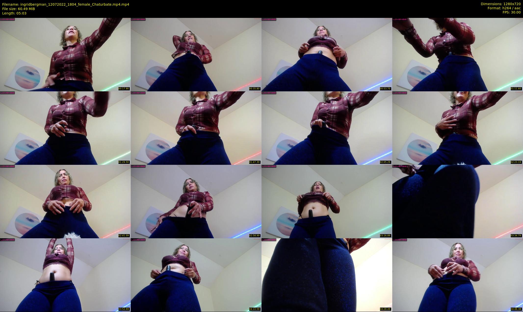 ingridbergman — 6 minute Chaturbate female cam show recording, 720p, Jul 12, 2022