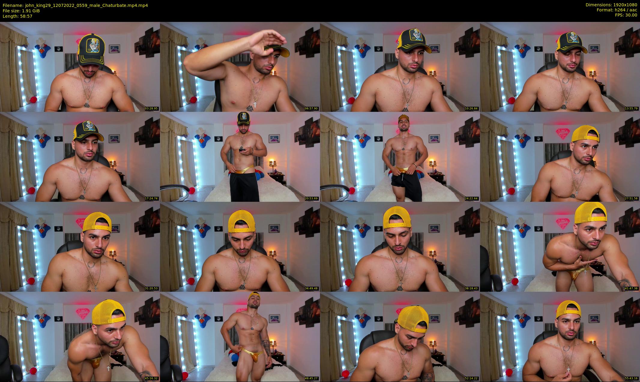 john_king29 — 59 minute Chaturbate male cam show recording, 1080p, Jul 12, 2022