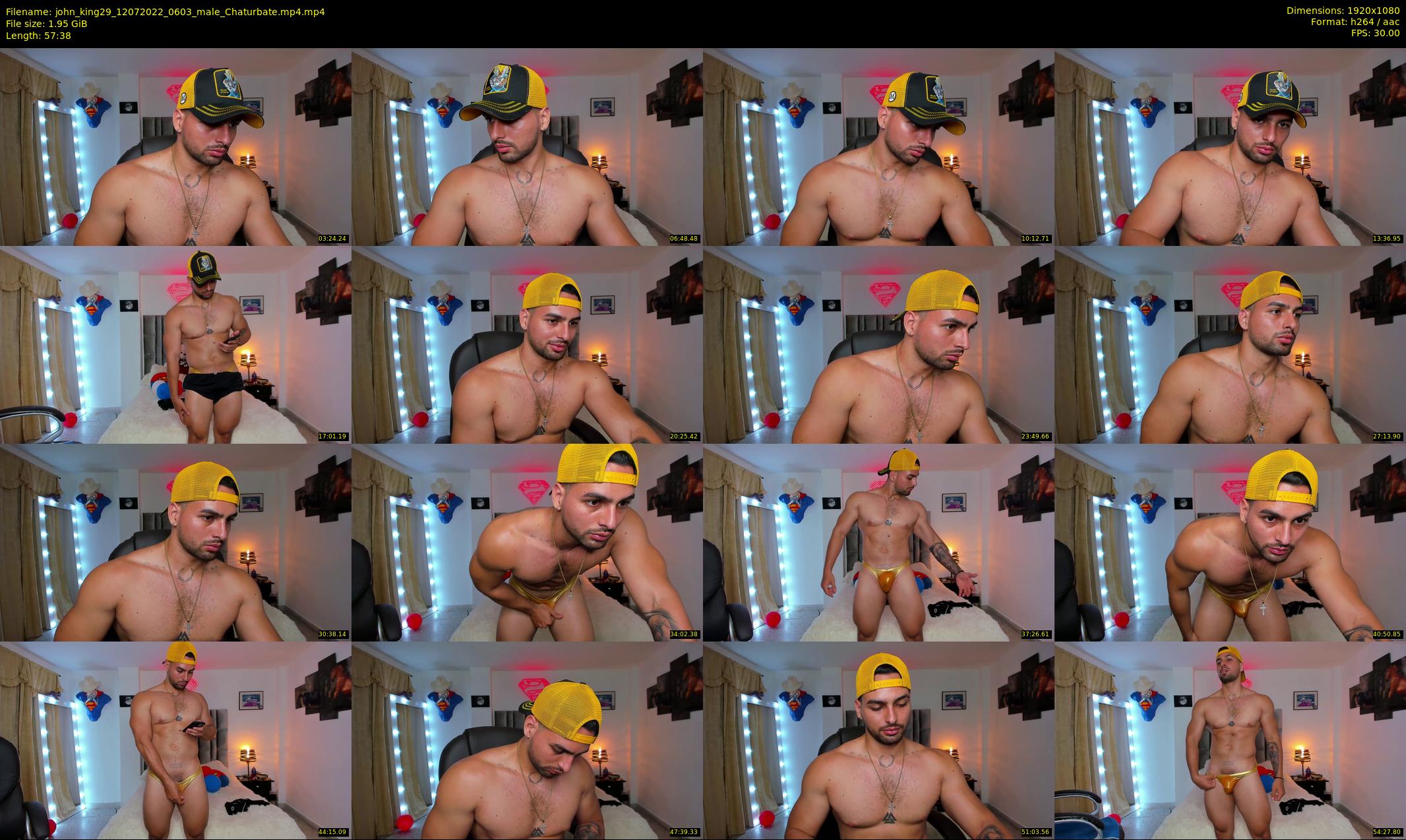 john_king29 — 58 minute Chaturbate male cam show recording, 1080p, Jul 12, 2022