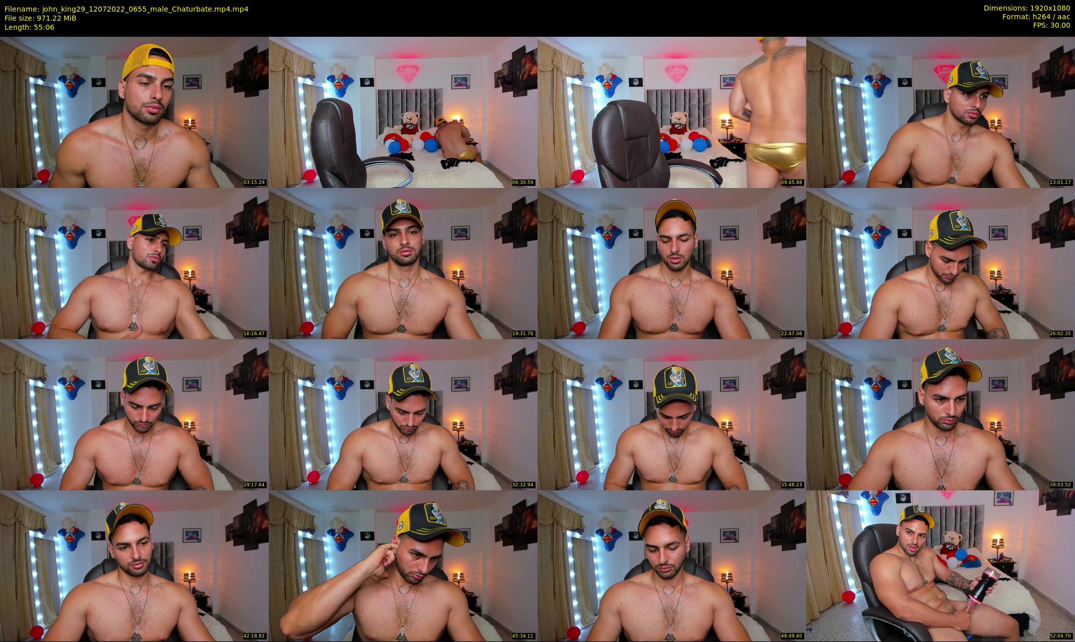 john_king29 — 56 minute Chaturbate male cam show recording, 1080p, Jul 12, 2022