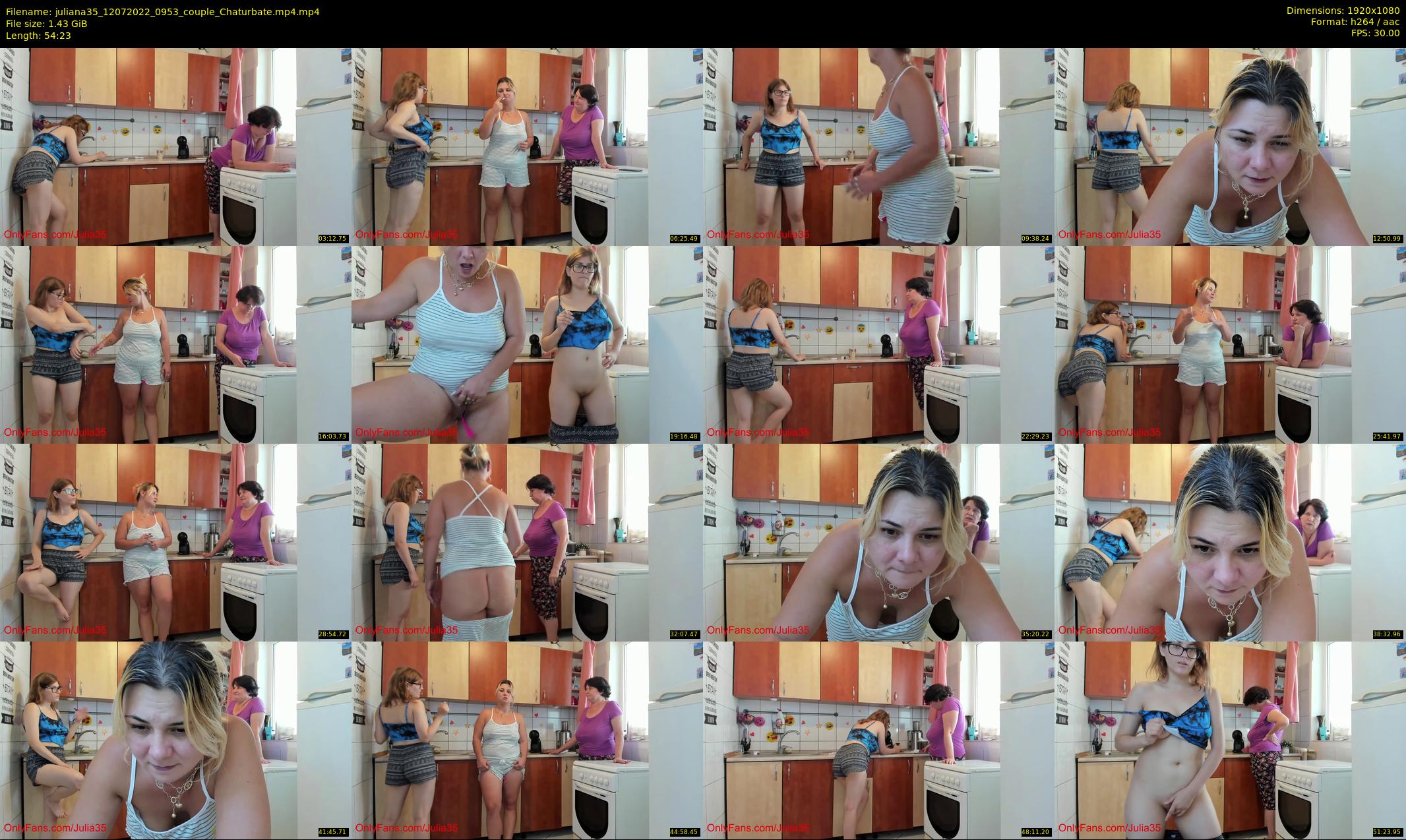 juliana35 — 55 minute Chaturbate couple cam show recording, 1080p, Jul 12, 2022