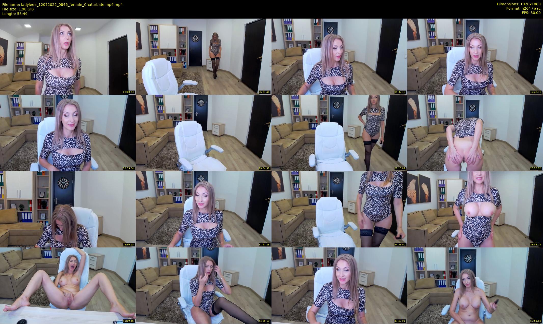 ladyleea — 54 minute Chaturbate female cam show recording, 1080p, Jul 12, 2022