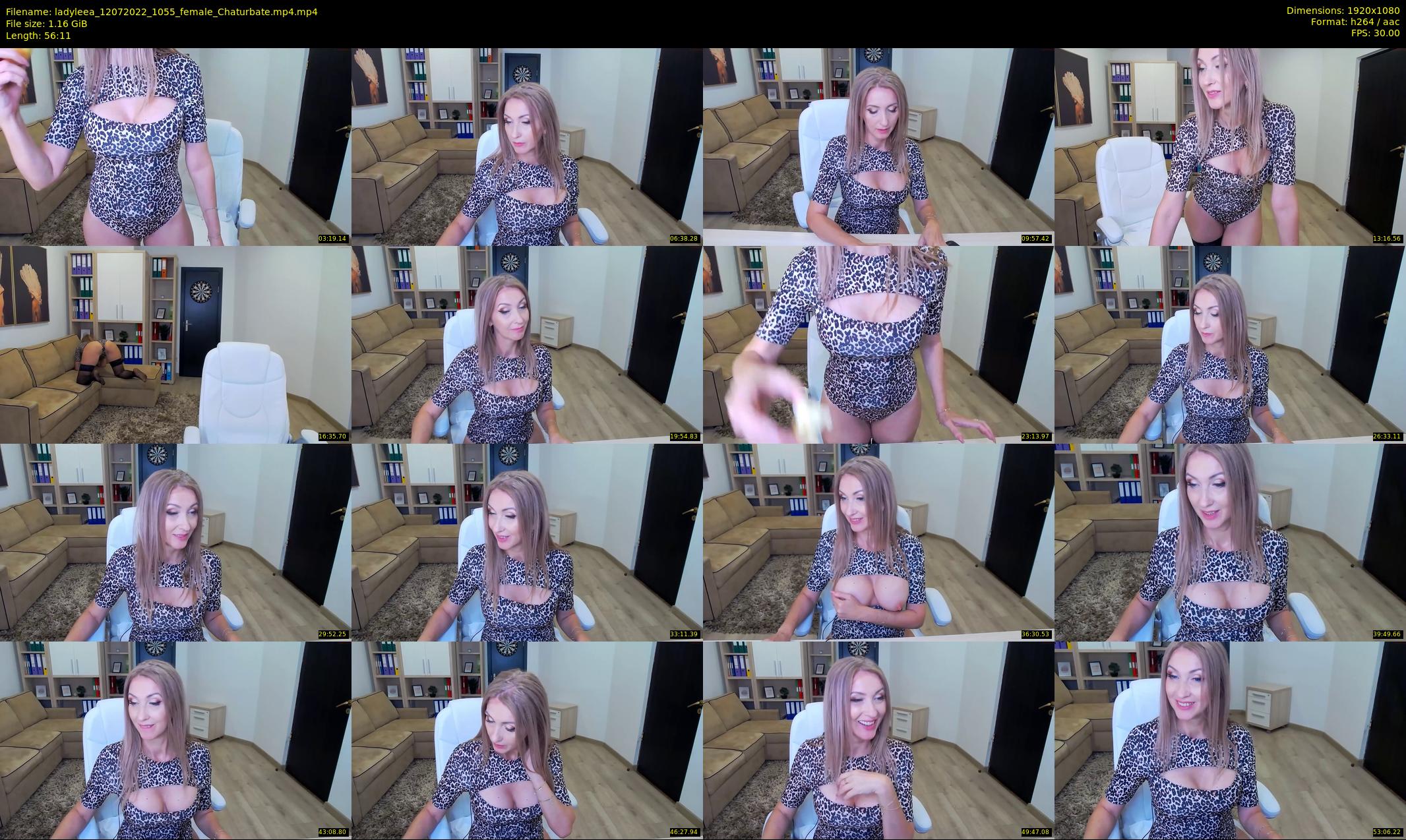 ladyleea — 57 minute Chaturbate female cam show recording, 1080p, Jul 12, 2022