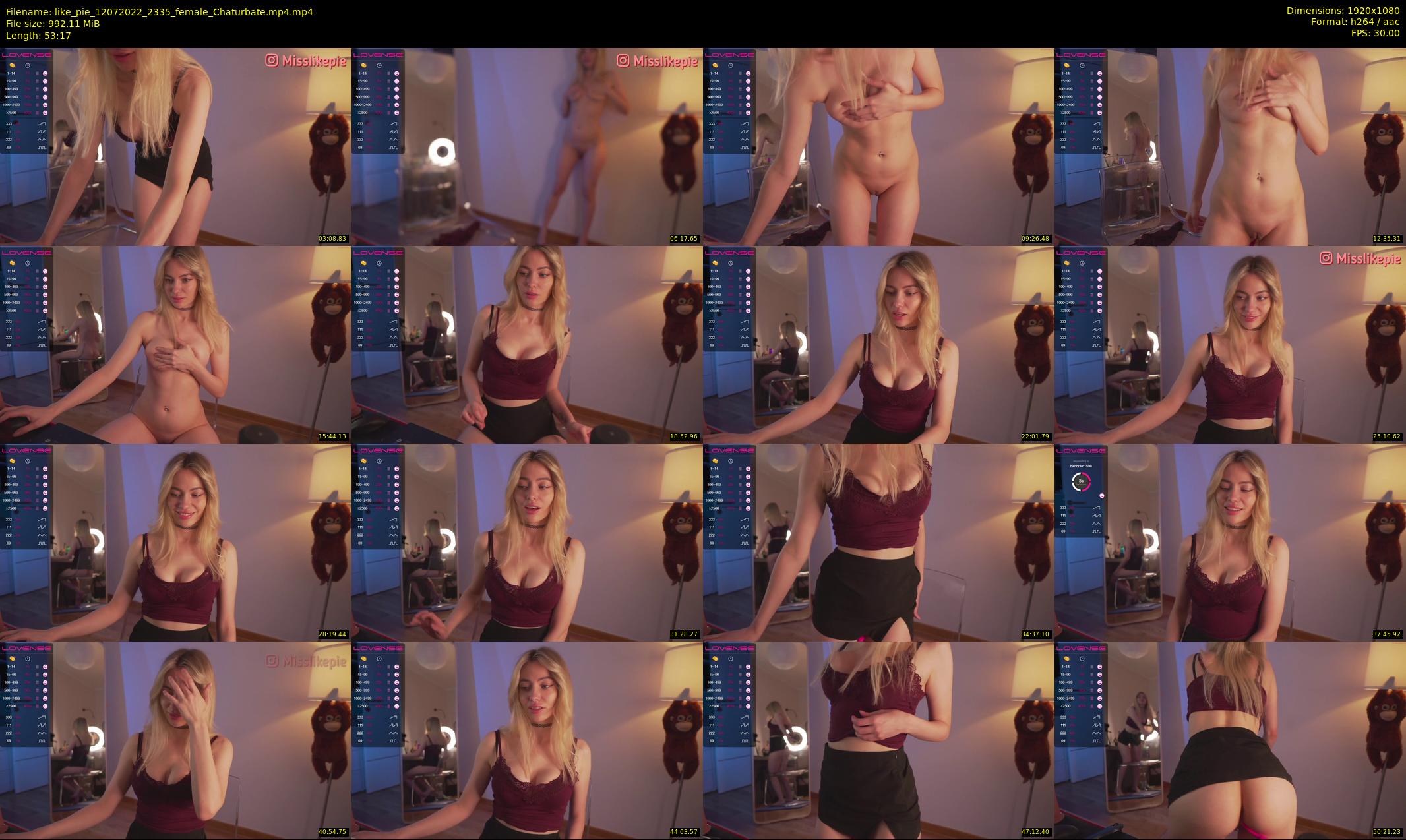 like_pie — 54 minute Chaturbate couple cam show recording, 1080p, Jul 12, 2022